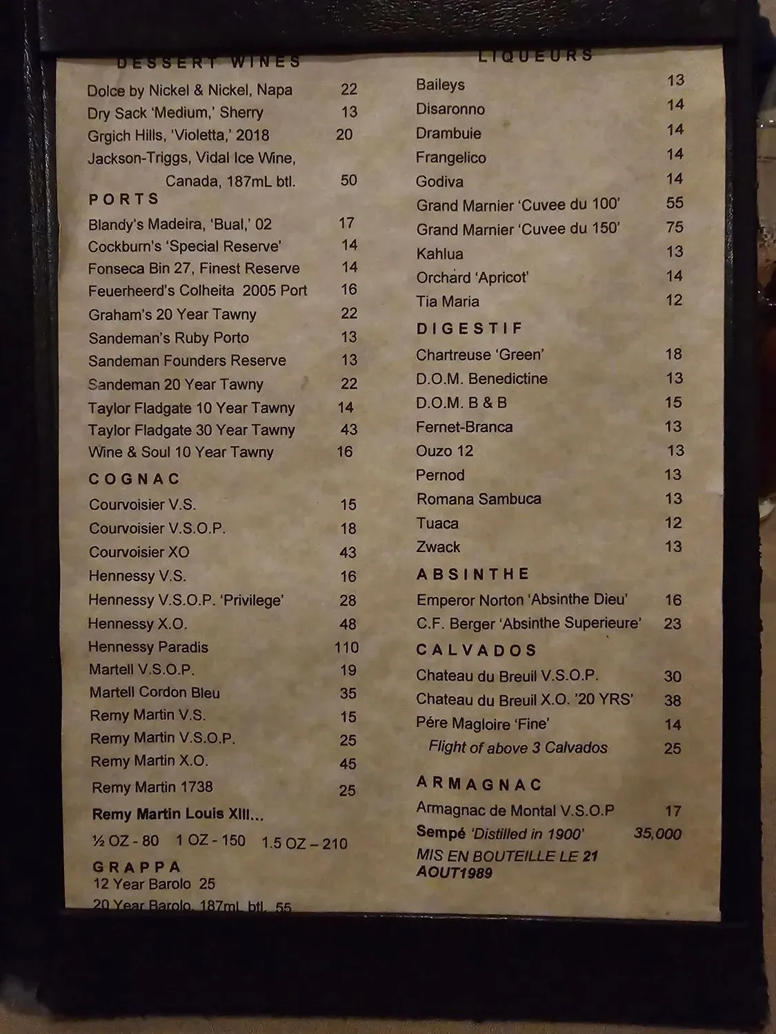 Menu 6