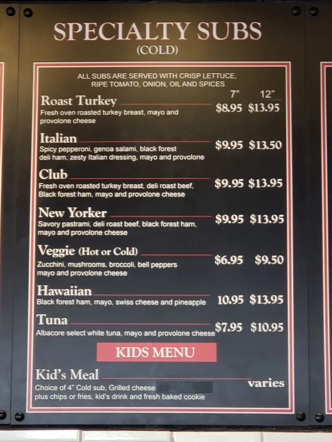 Menu 3