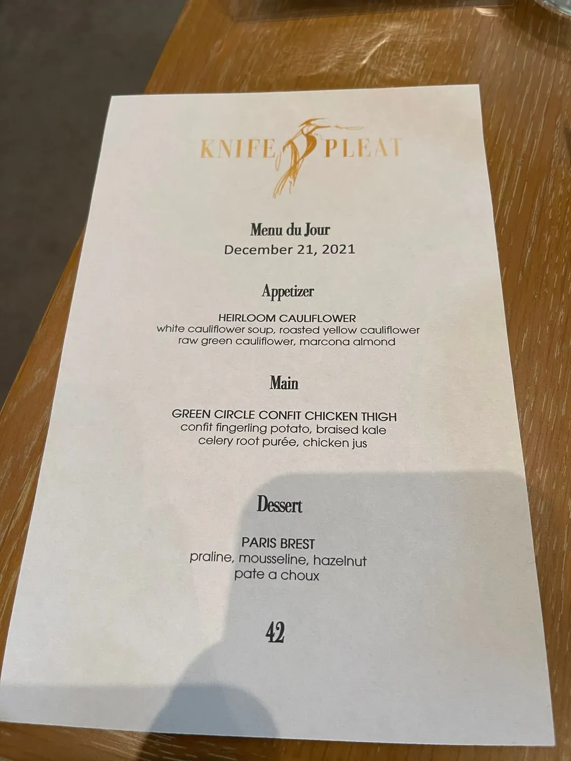 Menu 6