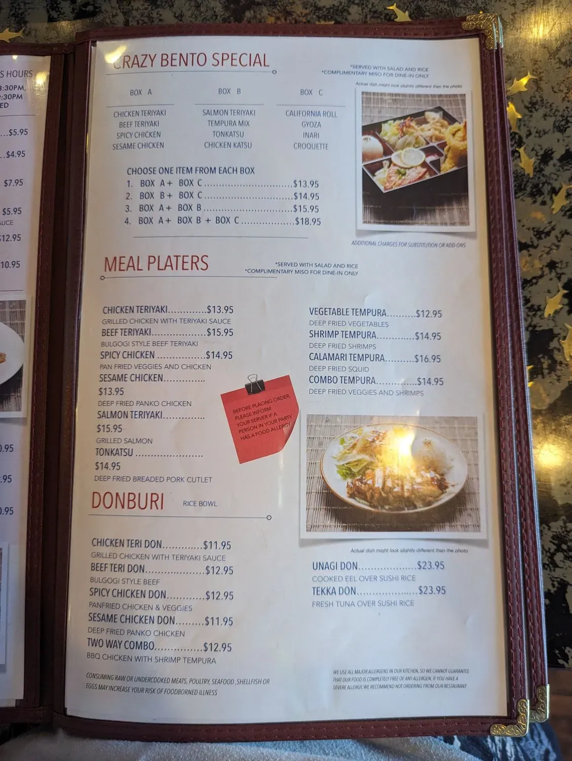 Menu 4