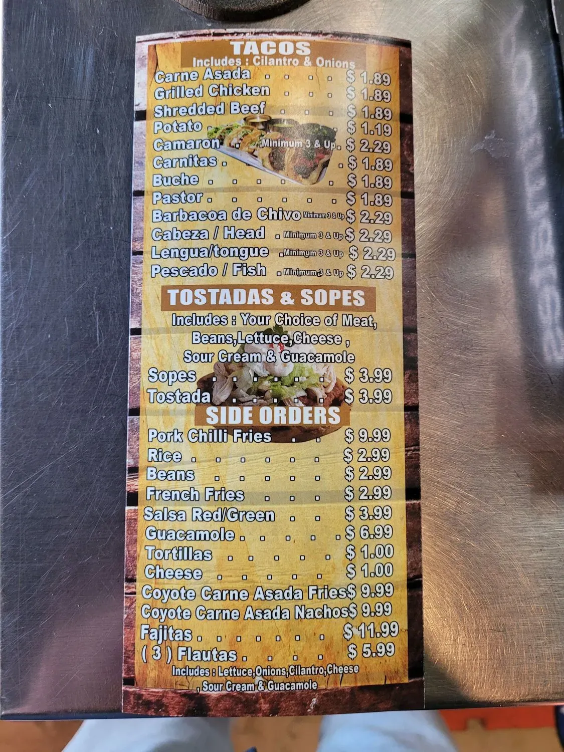 Menu 3