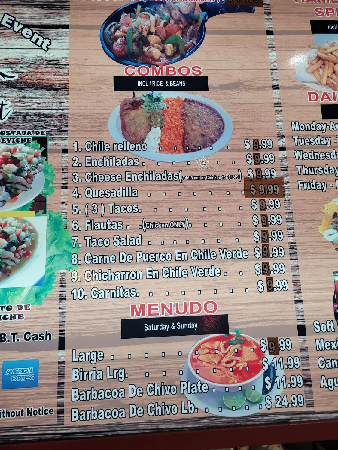 Menu 4