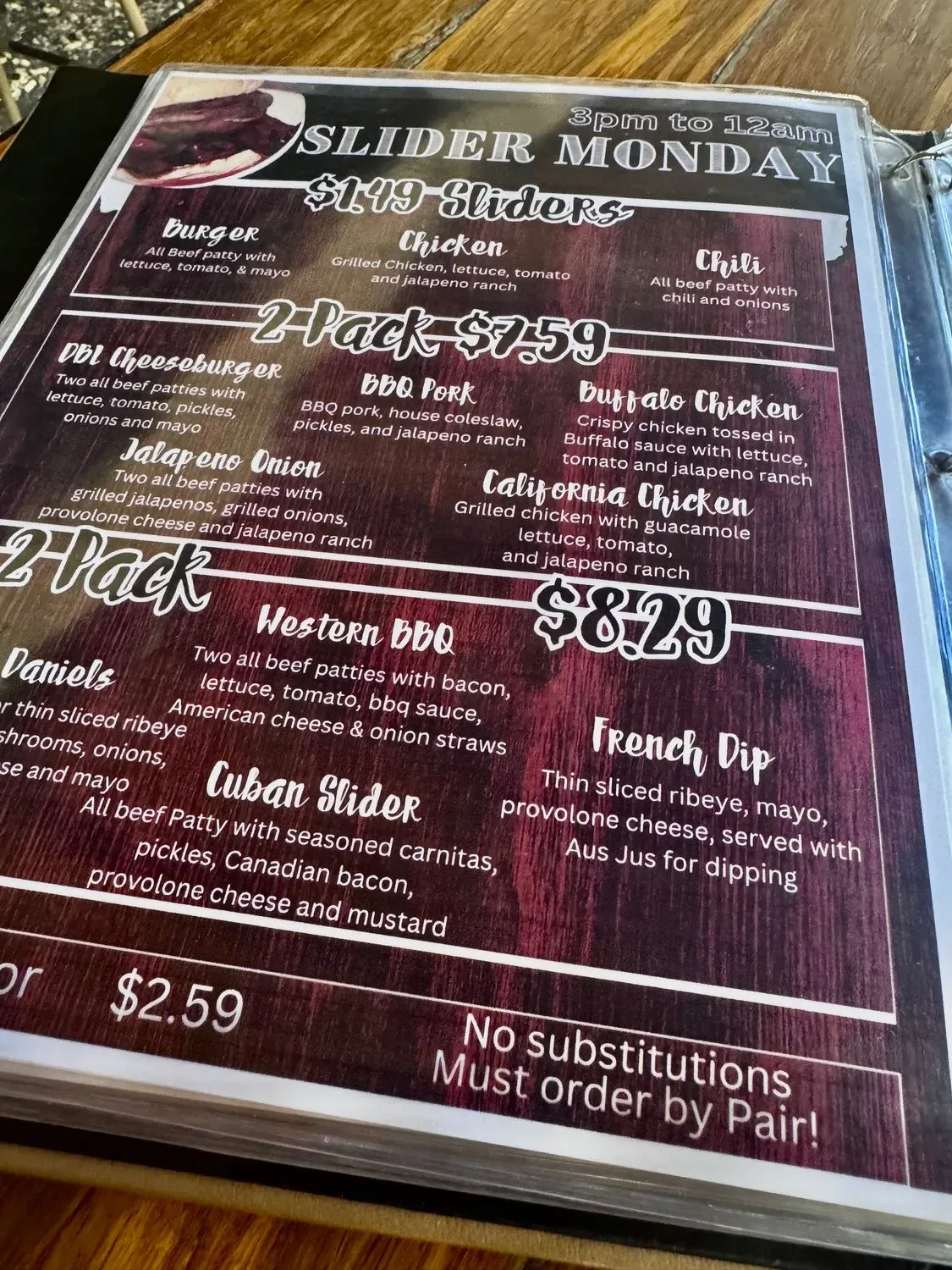 Menu 2