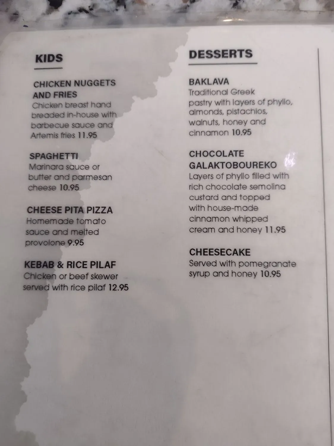 Menu 6