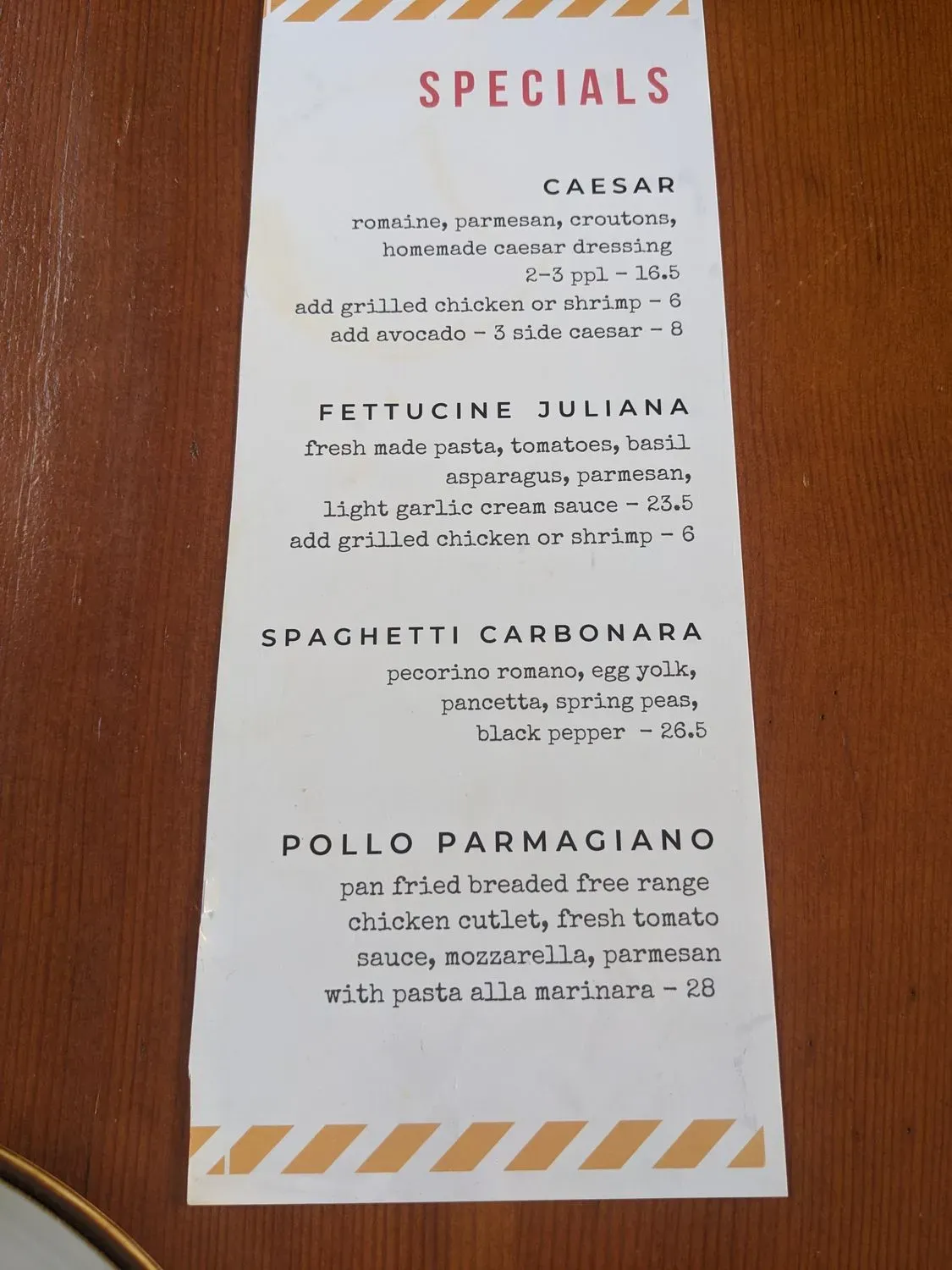 Menu 3