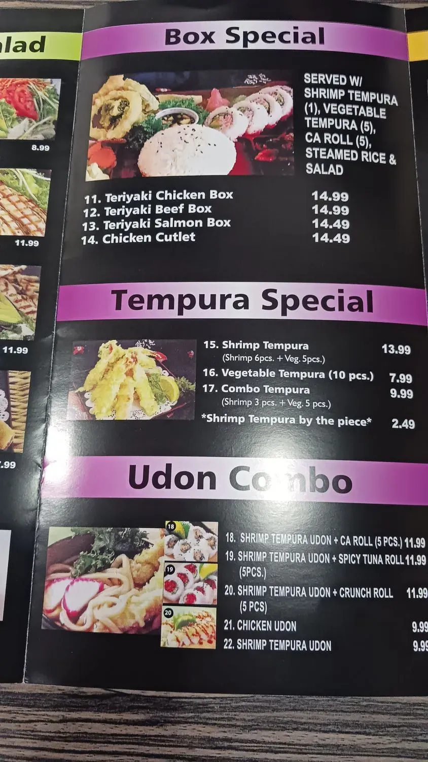 Menu 4