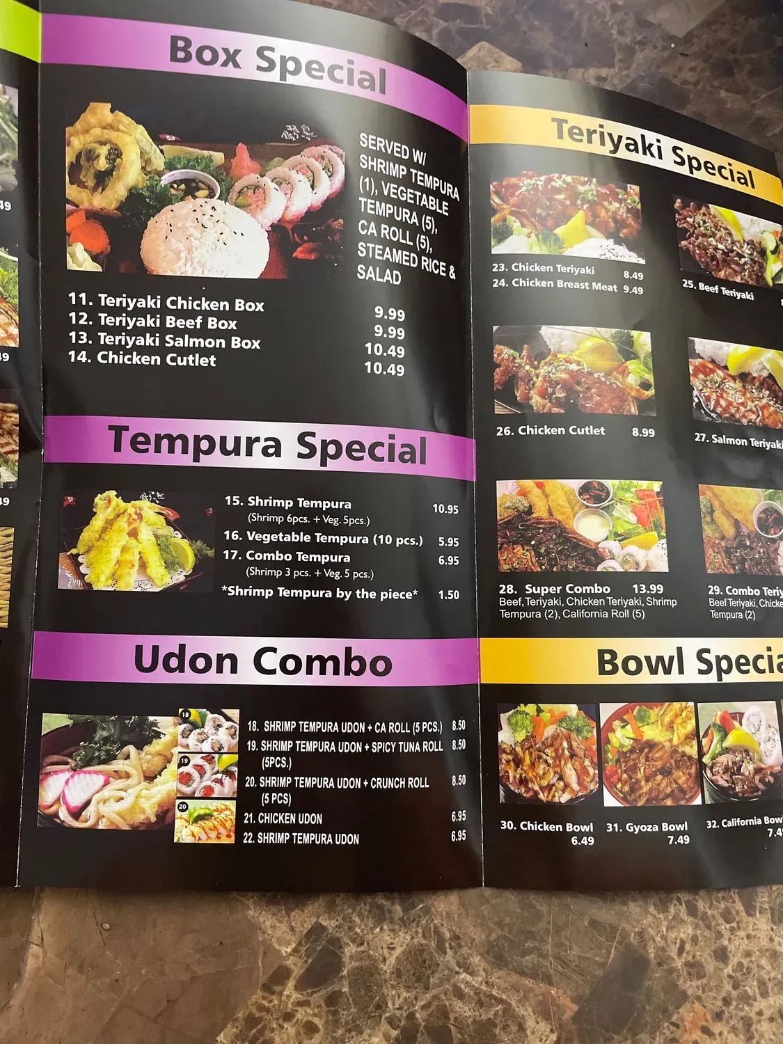 Menu 3