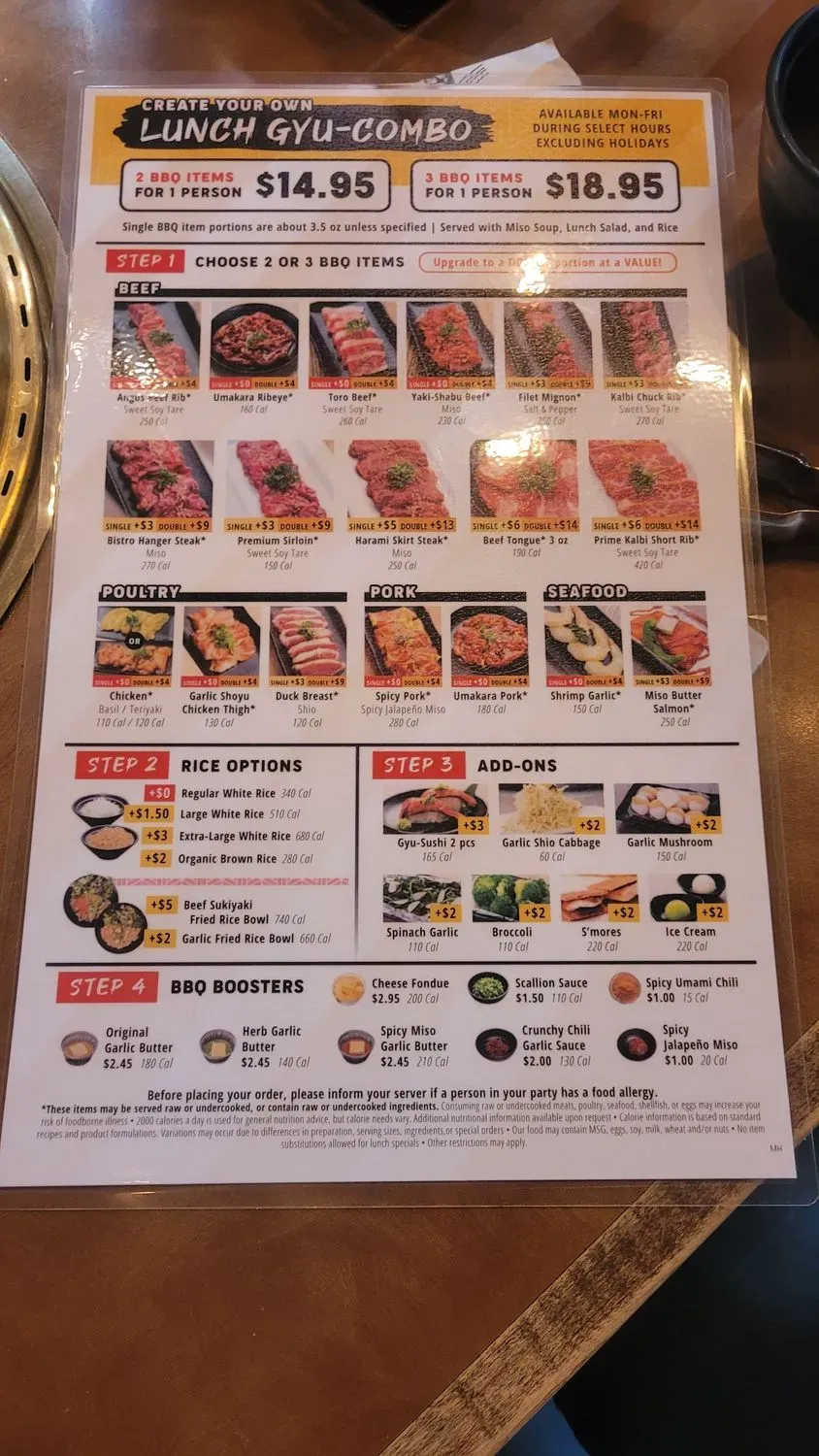 Menu 2