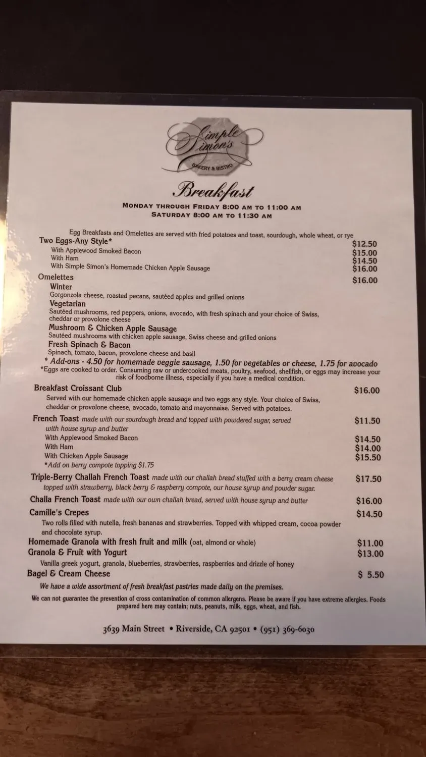 Menu 4