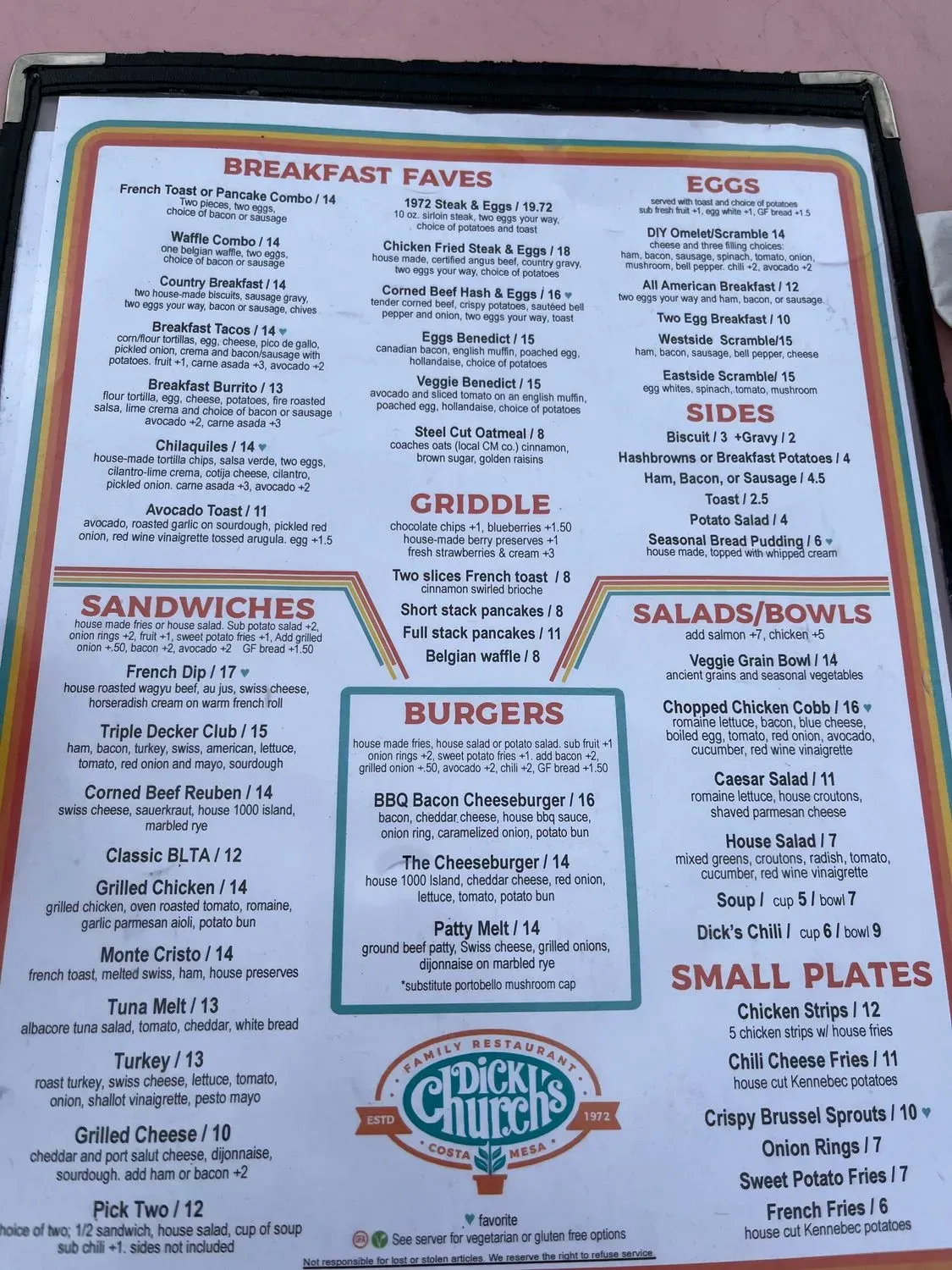 Menu 4