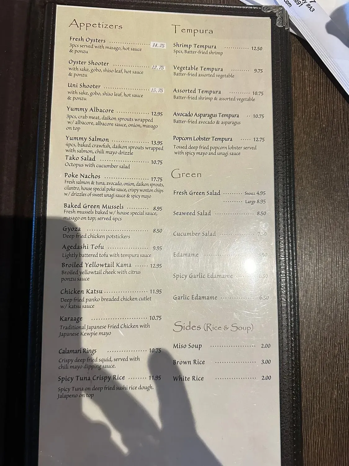 Menu 3