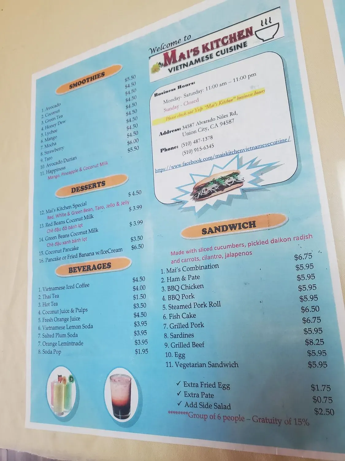 Menu 2