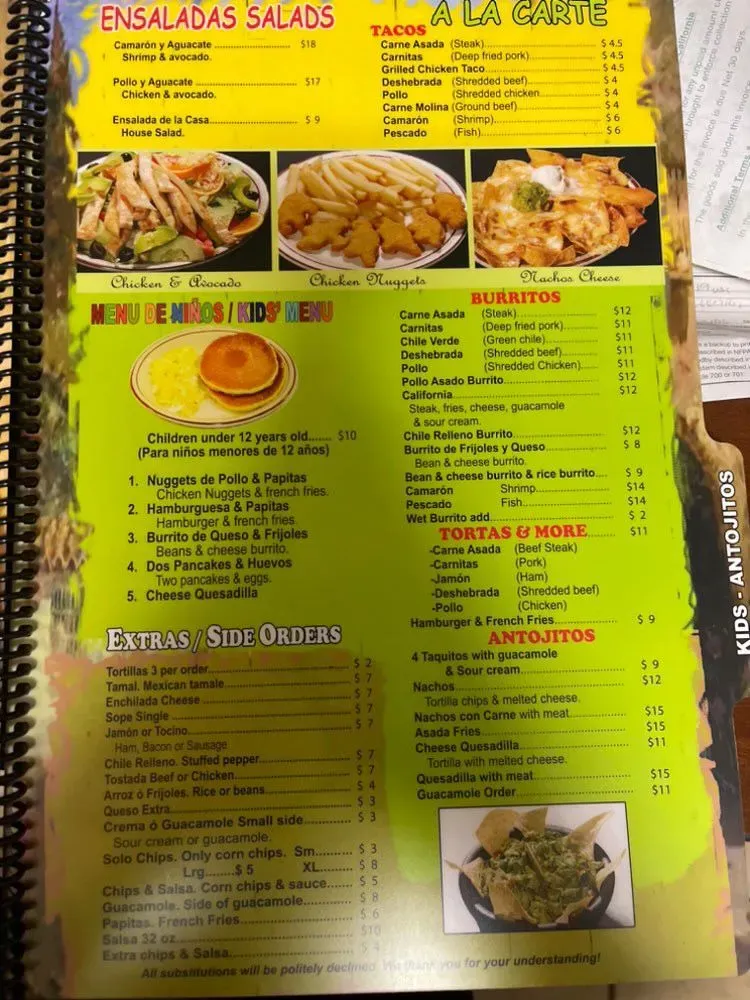 Menu 5