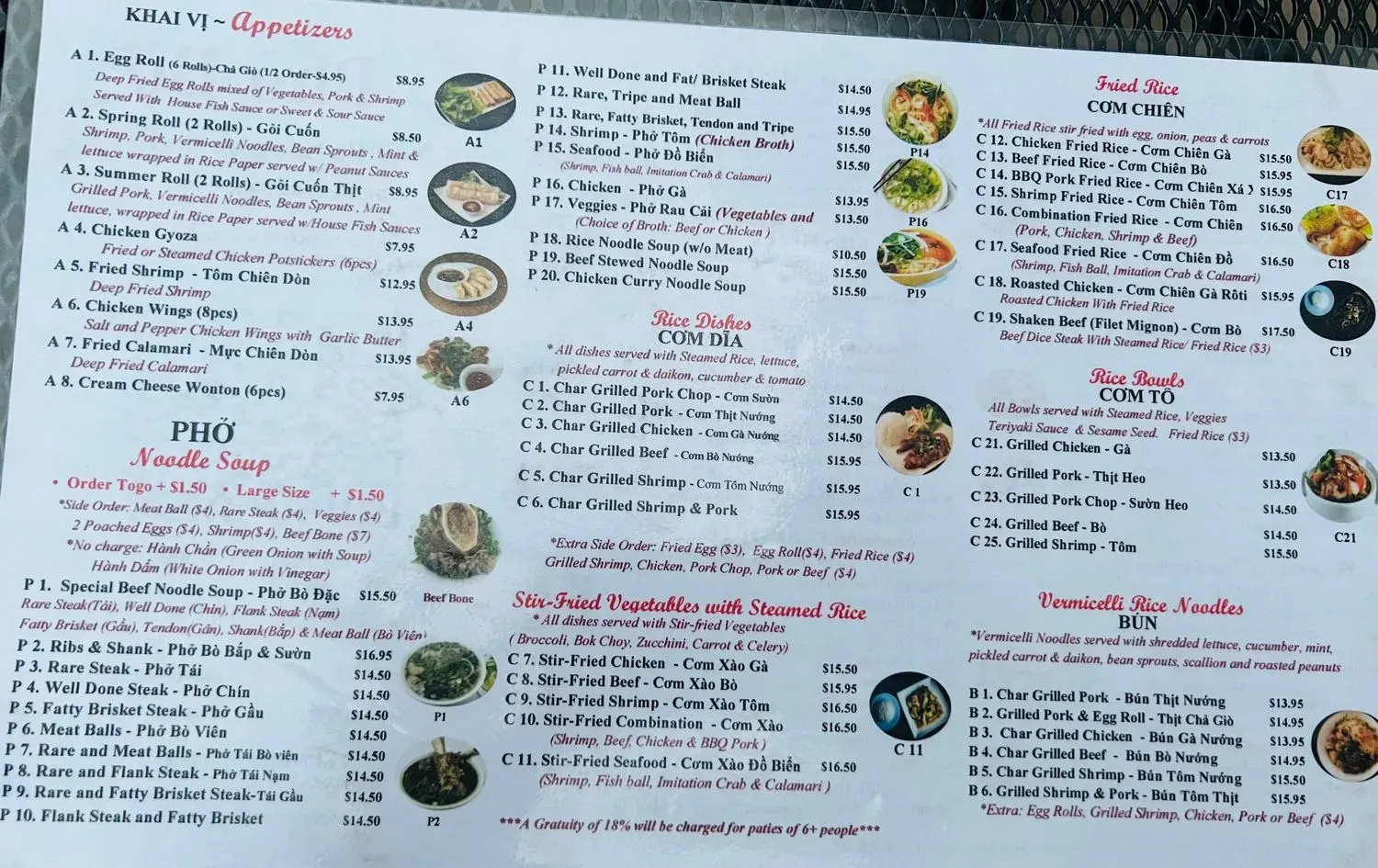 Menu 6