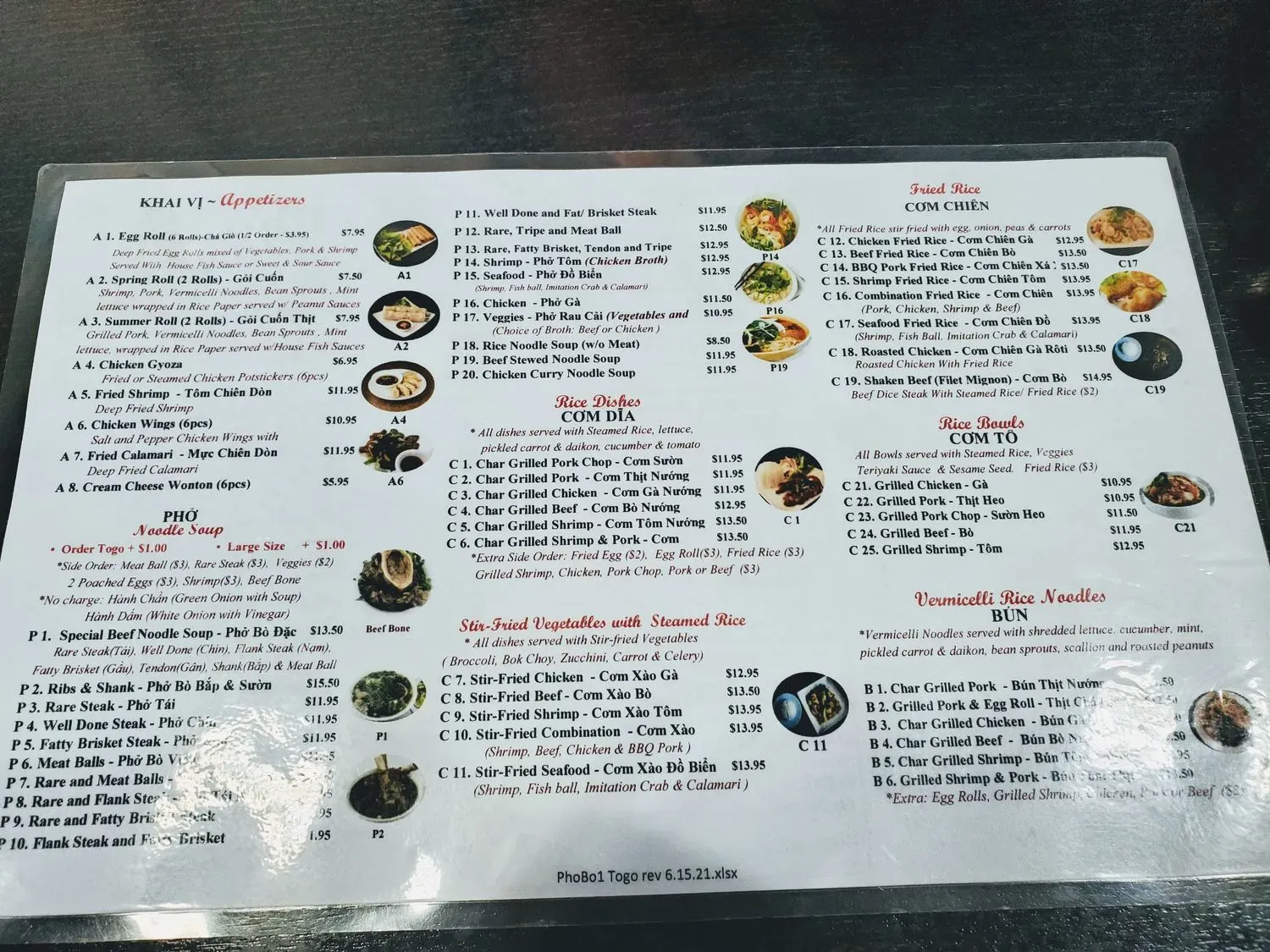 Menu 5