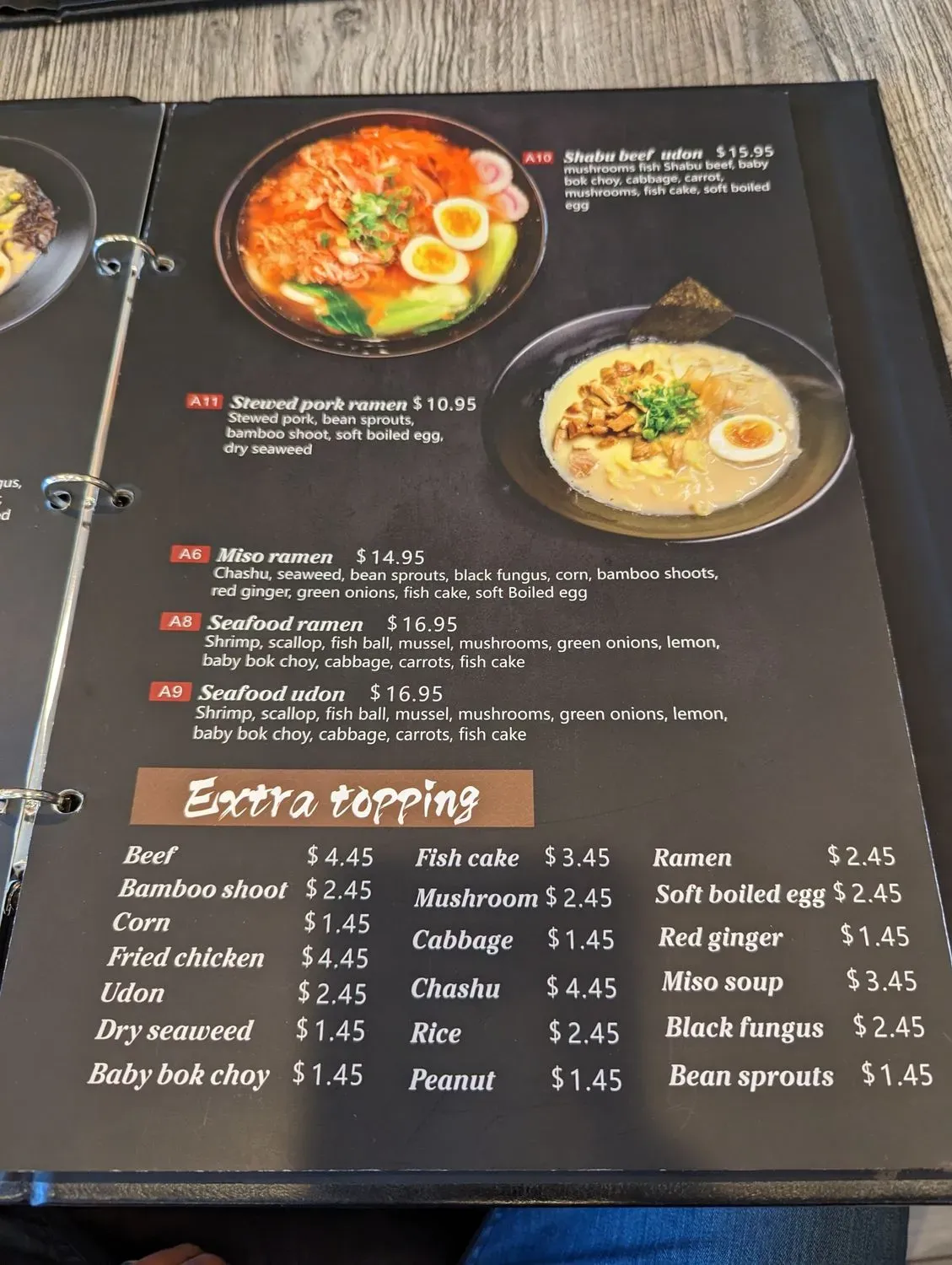 Menu 6