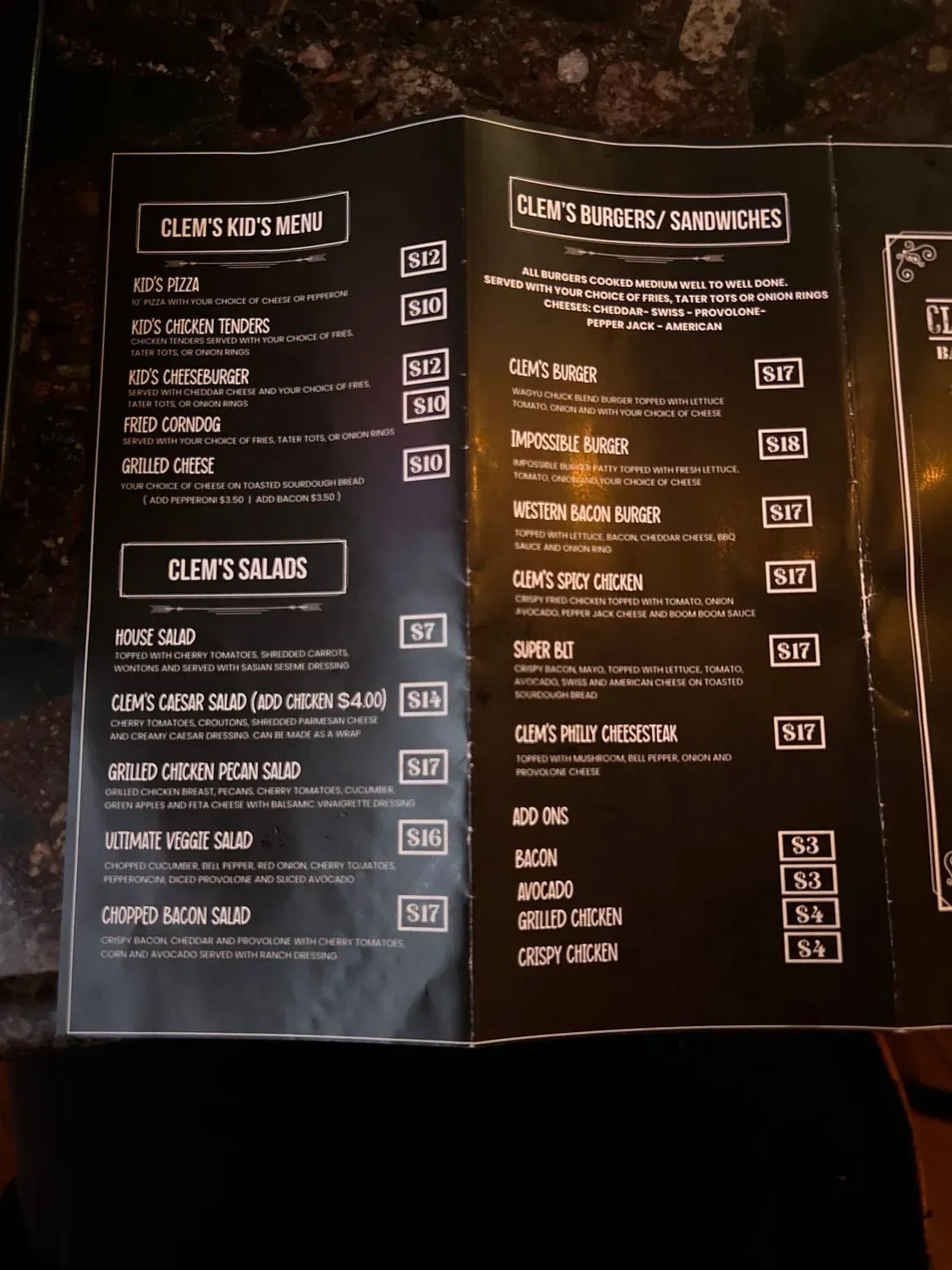 Menu 2