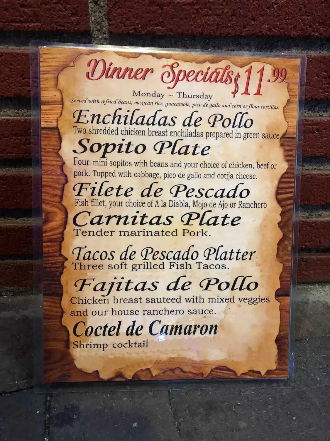 Menu 6