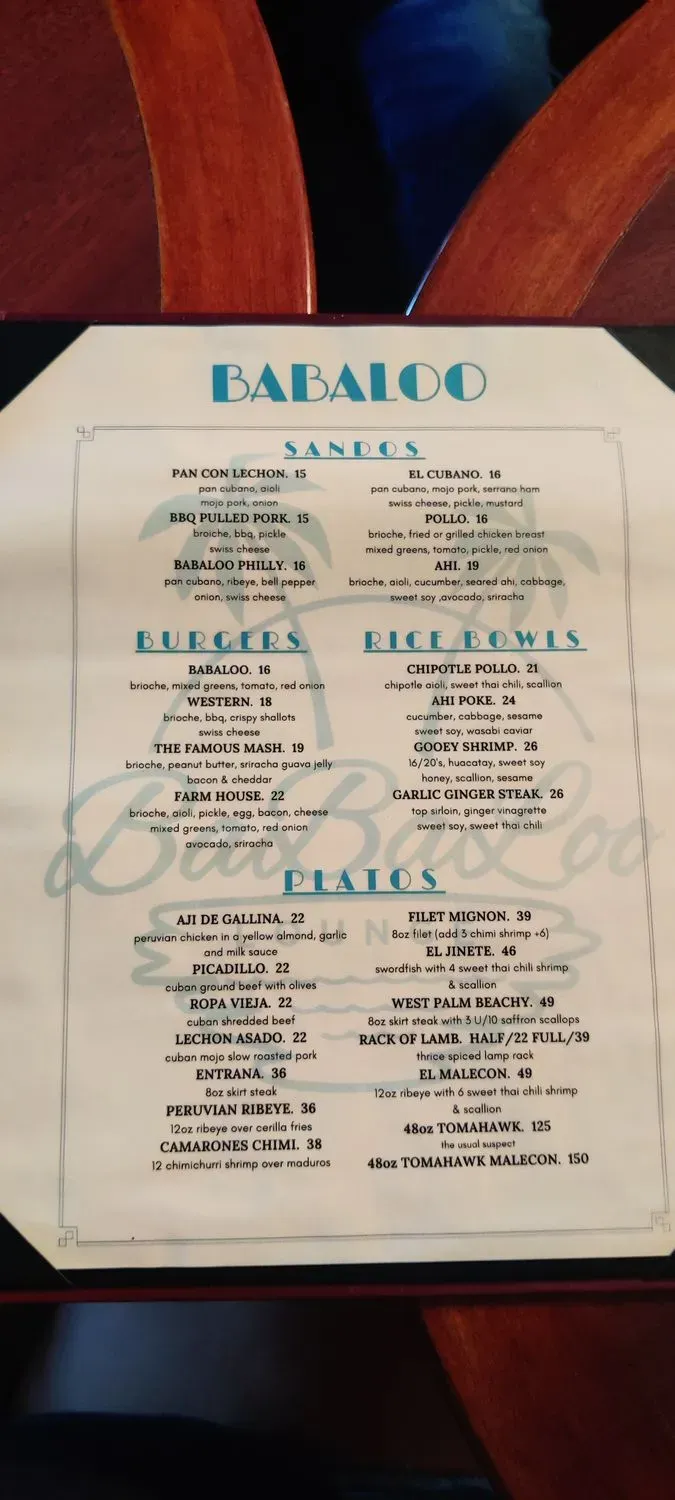 Menu 4