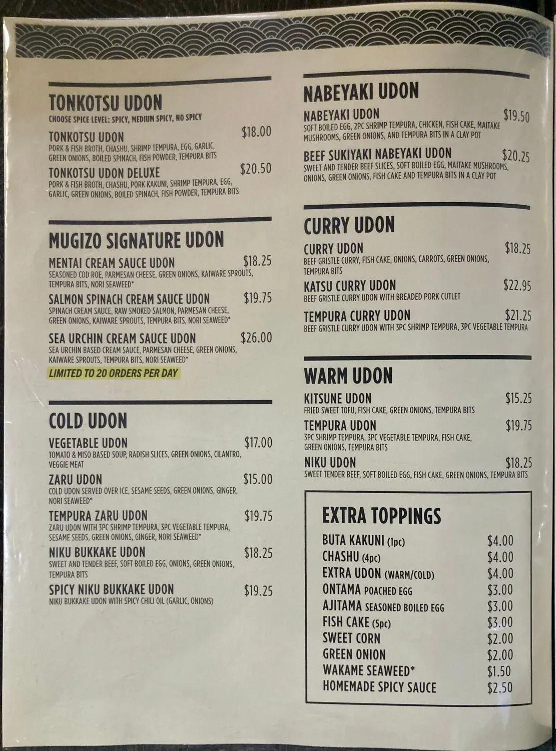 Menu 4