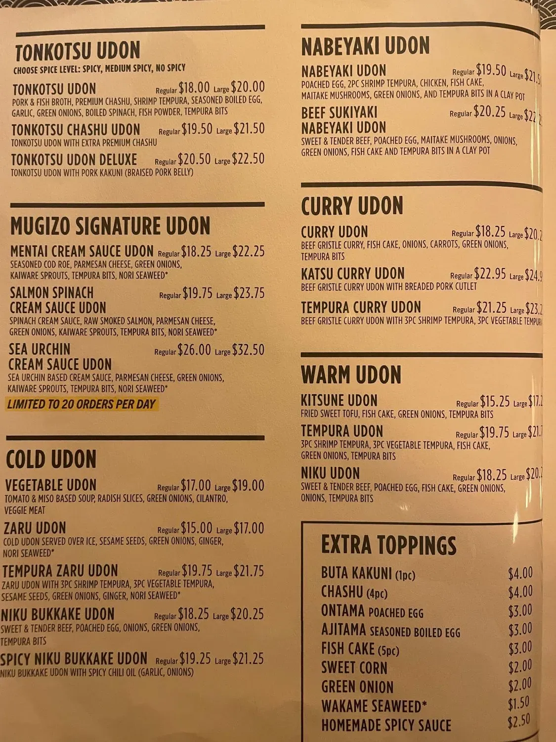 Menu 6