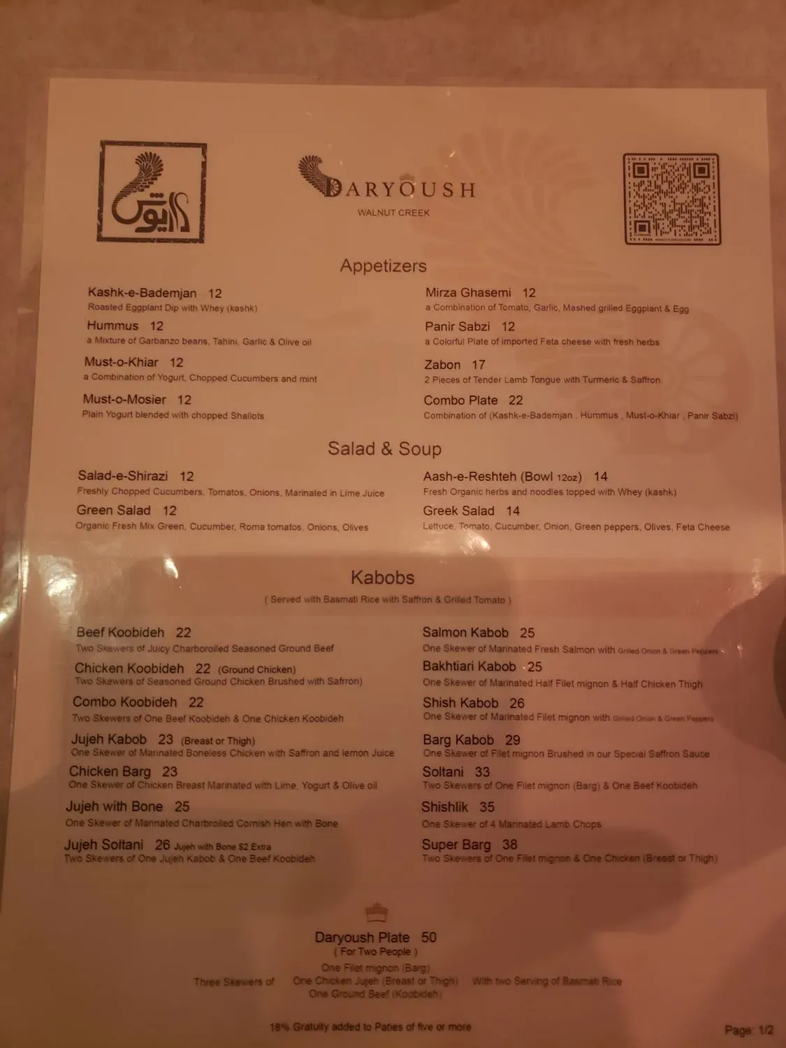 Menu 4