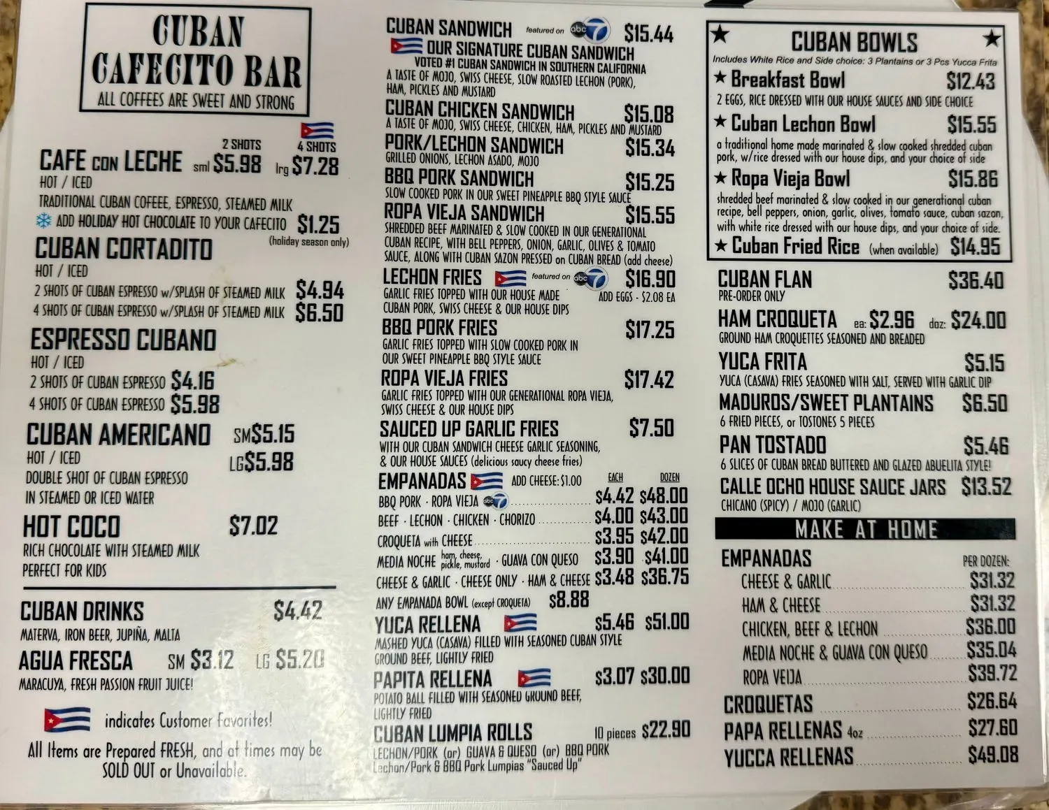 Menu 2