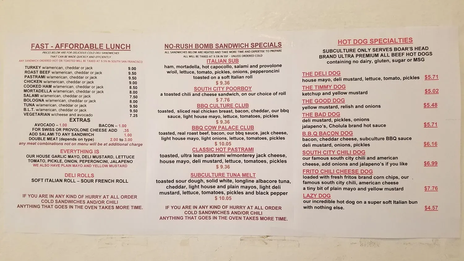 Menu 3