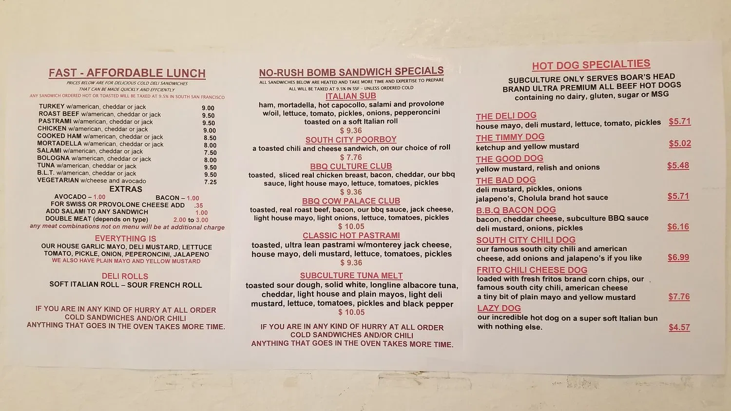 Menu 3