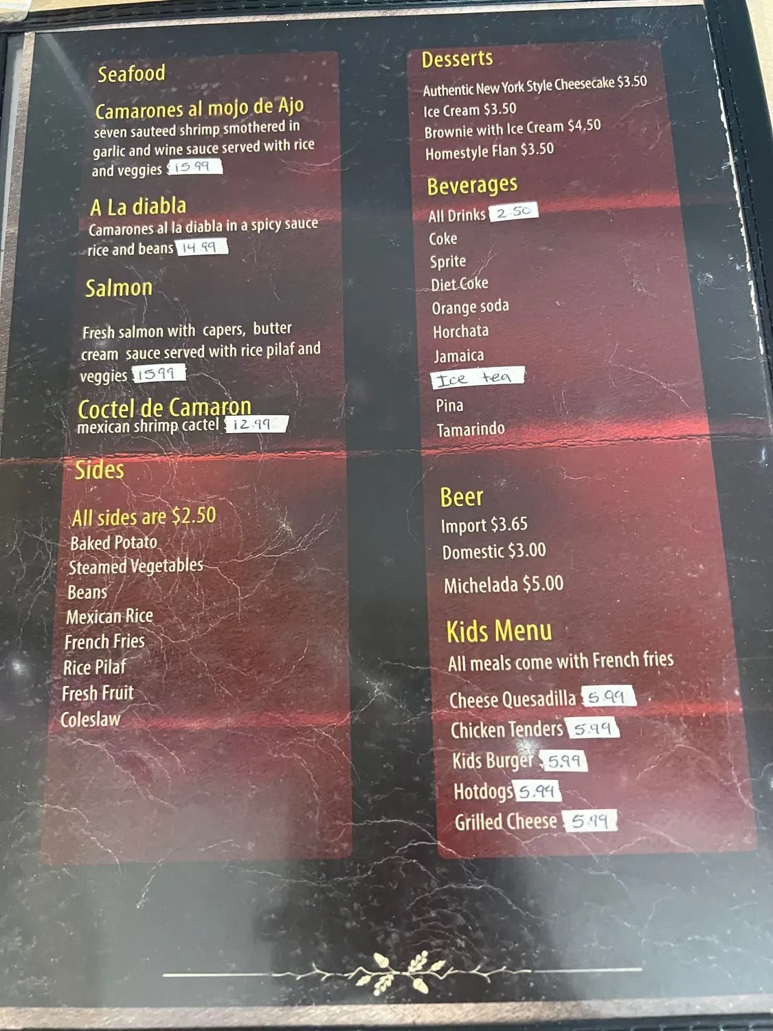 Menu 3