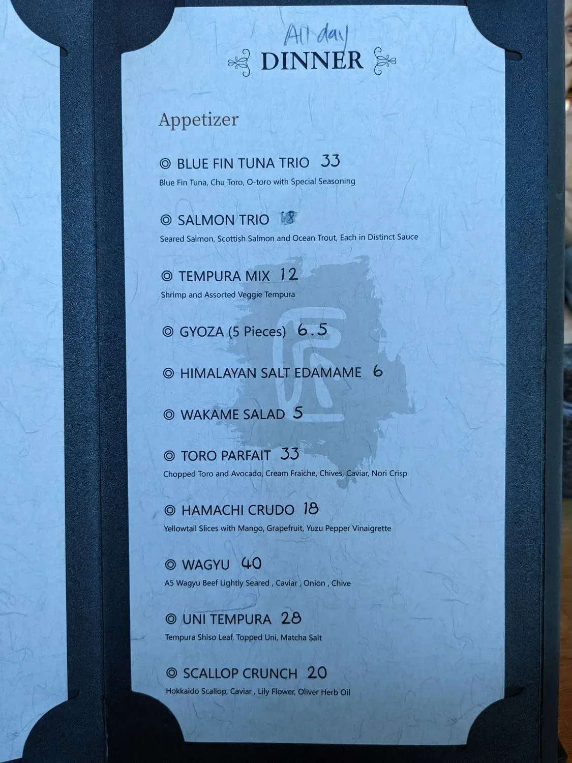 Menu 6