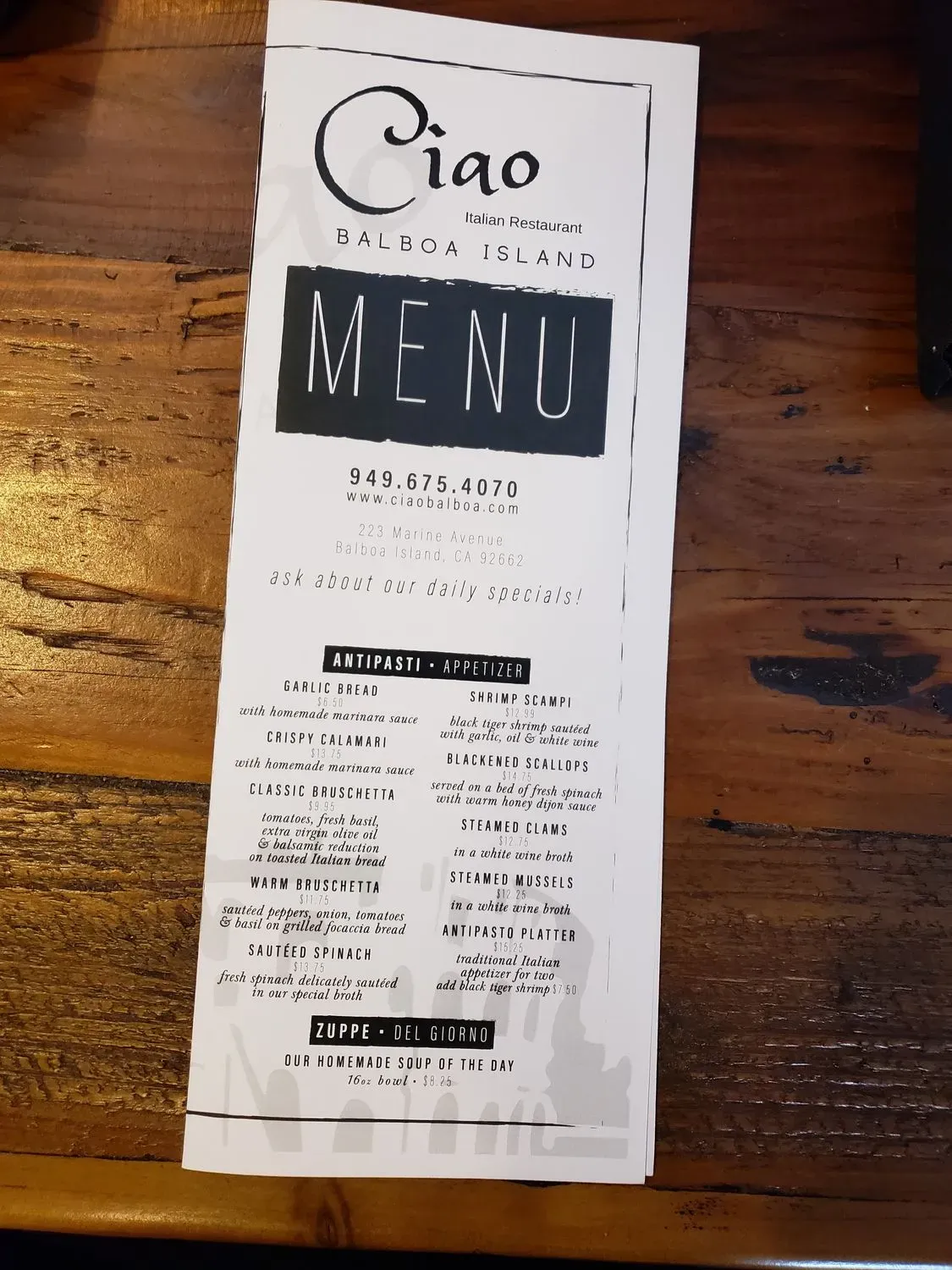 Menu 6