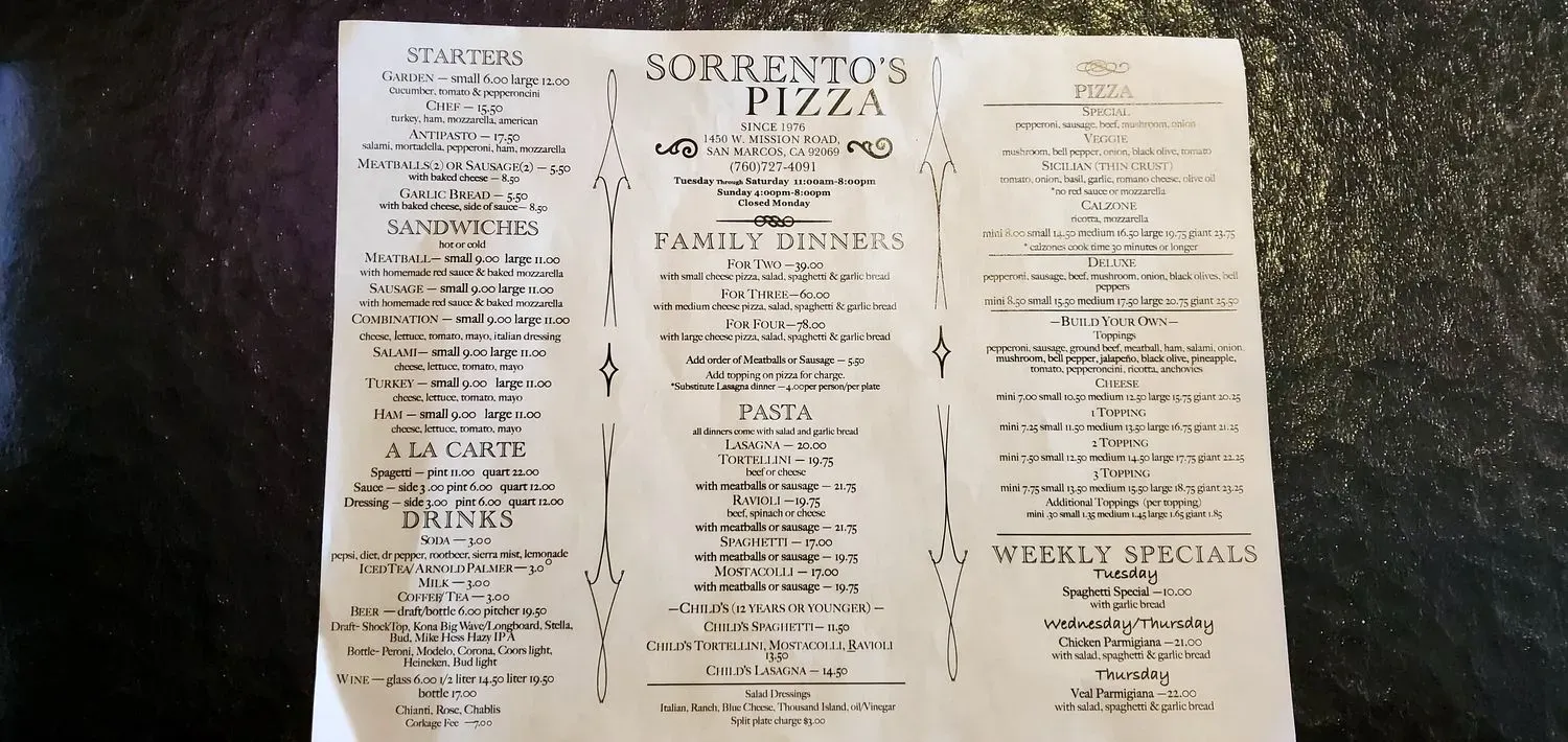 Menu 4