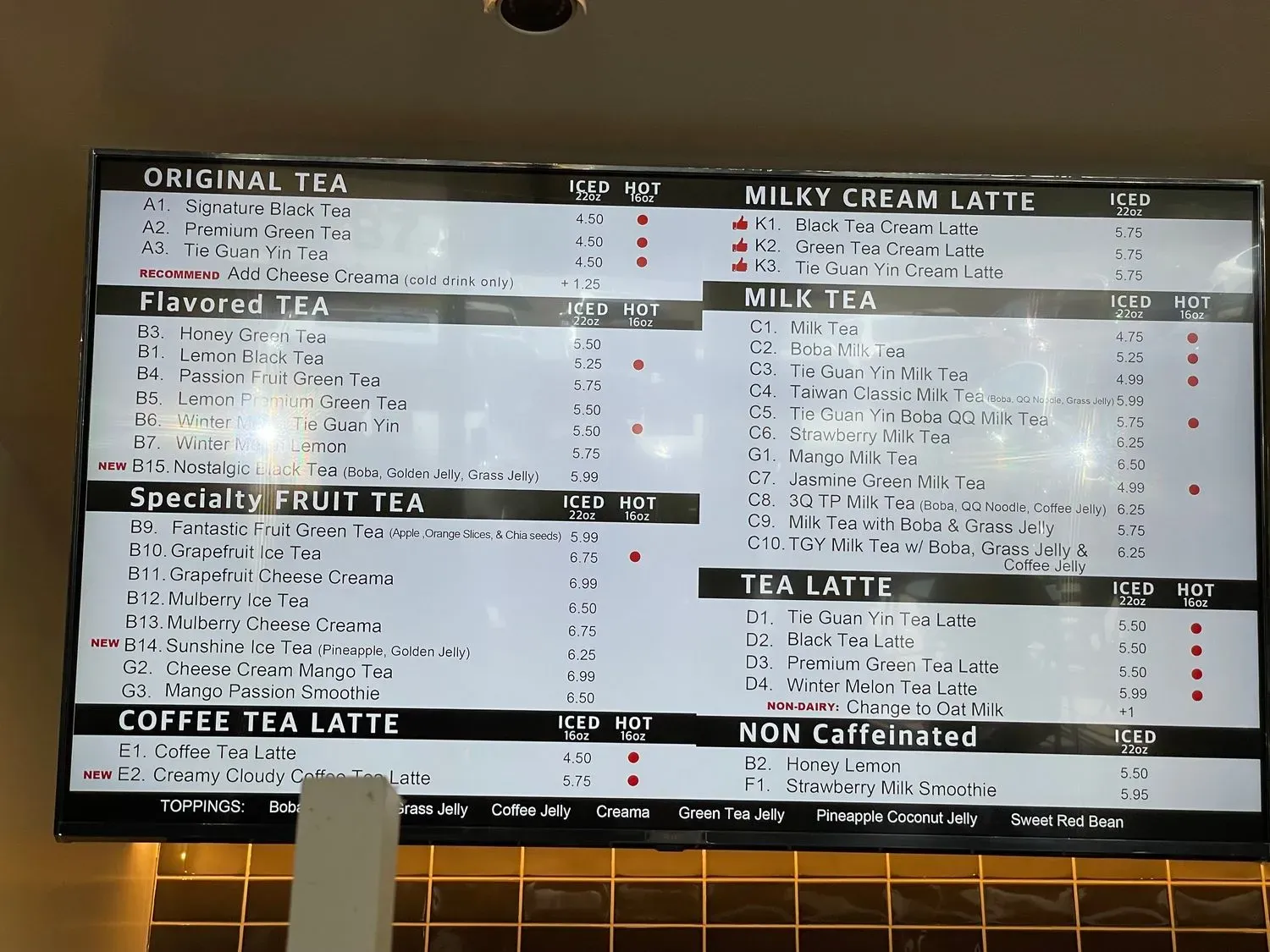 Menu 4