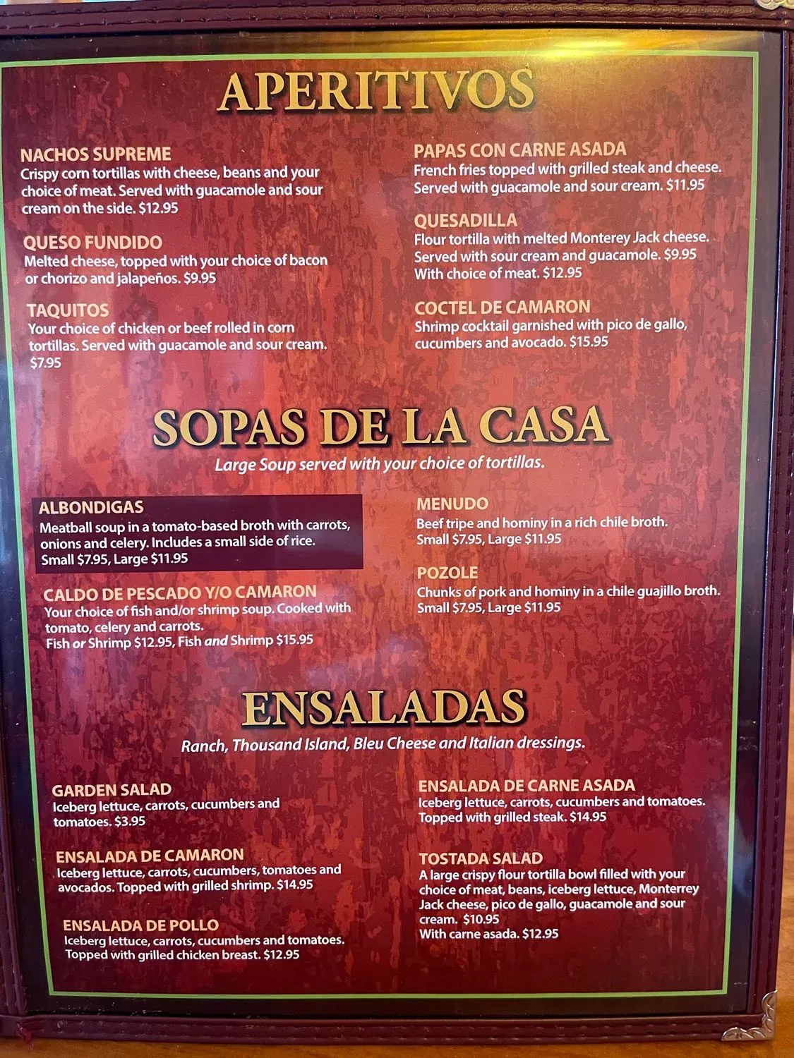 Menu 2