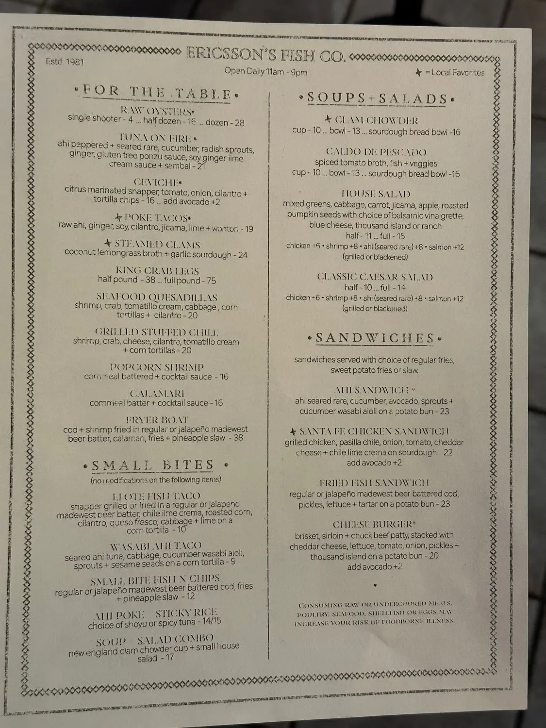 Menu 3