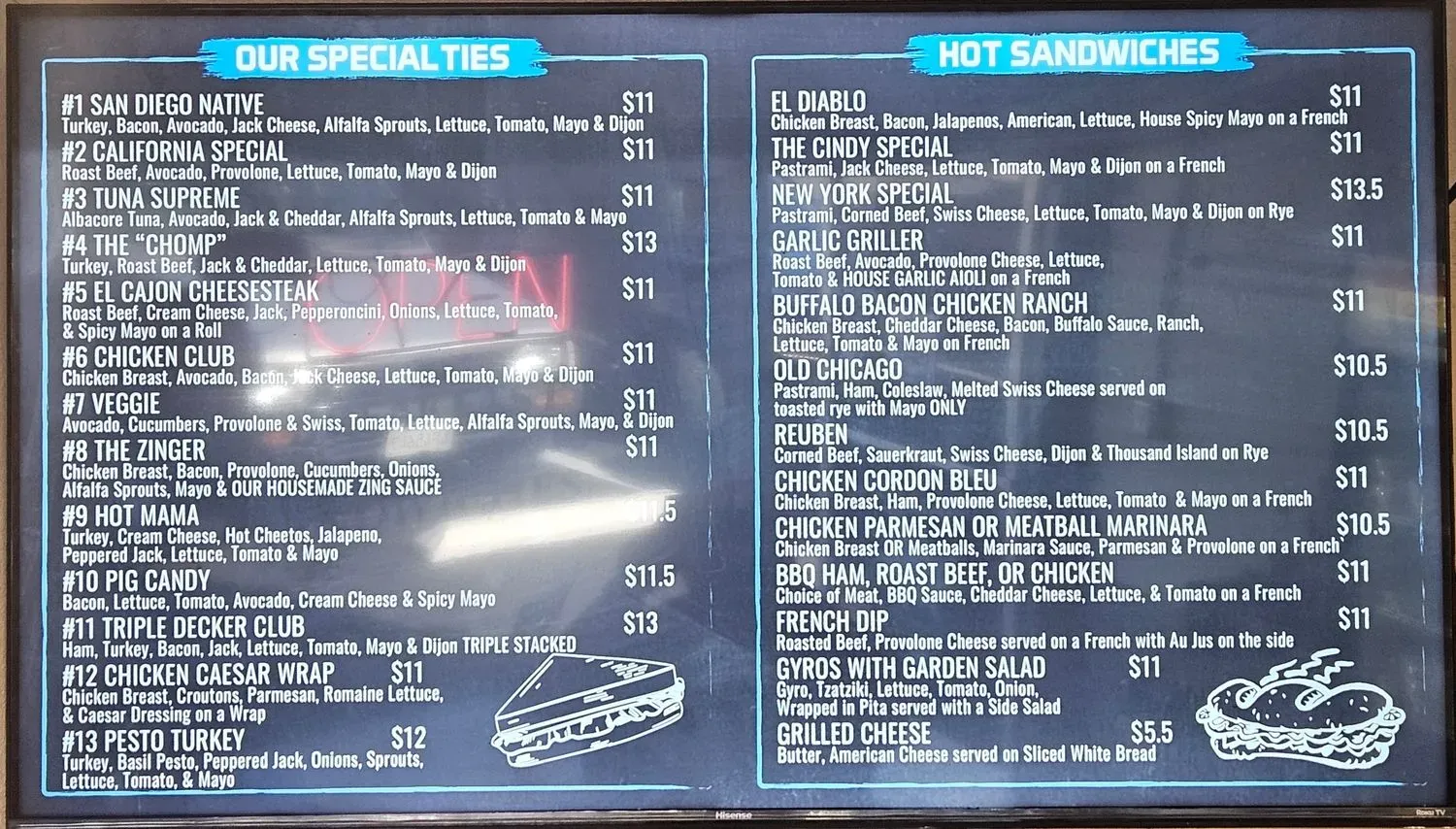 Menu 2