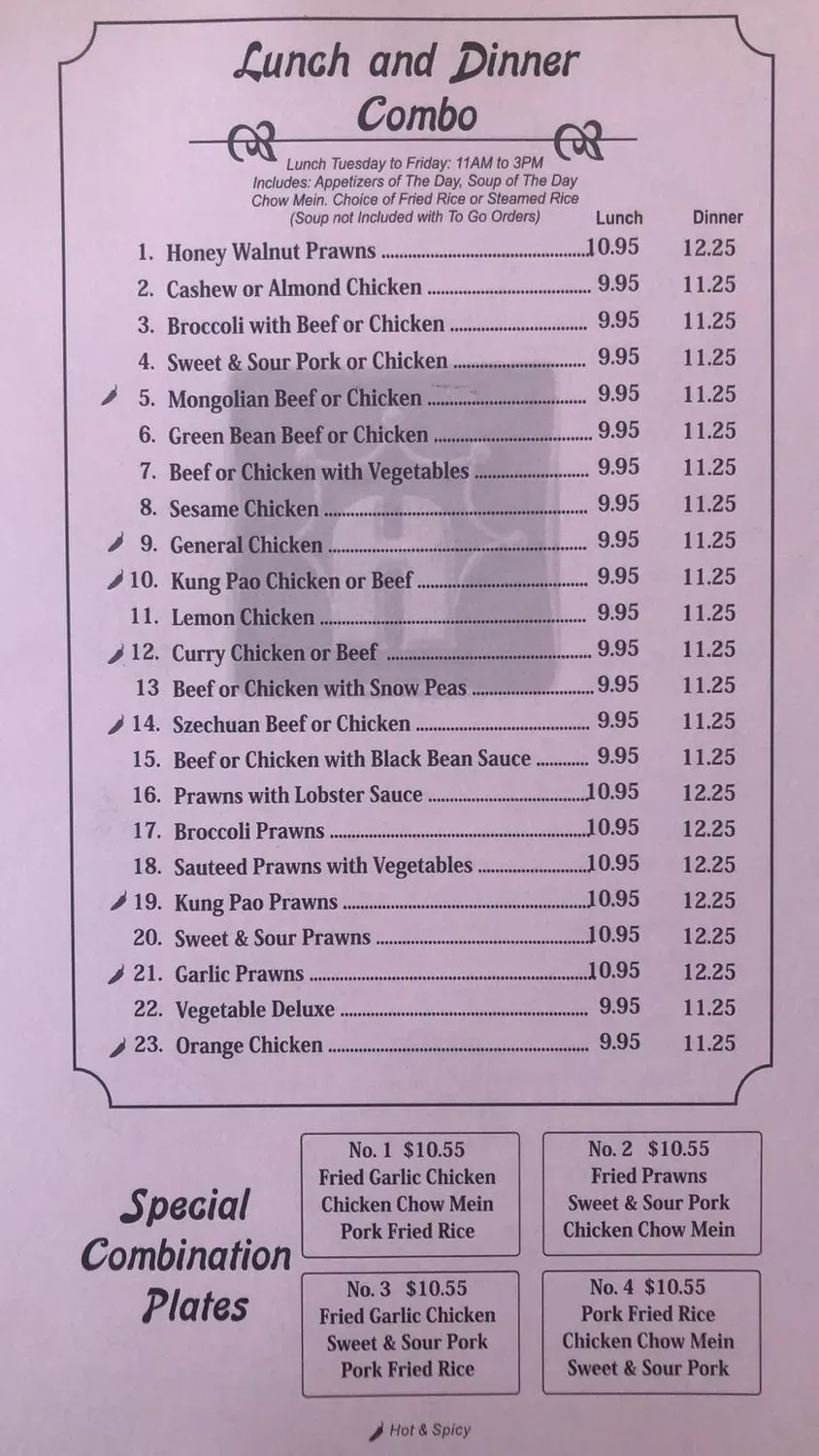 Menu 5