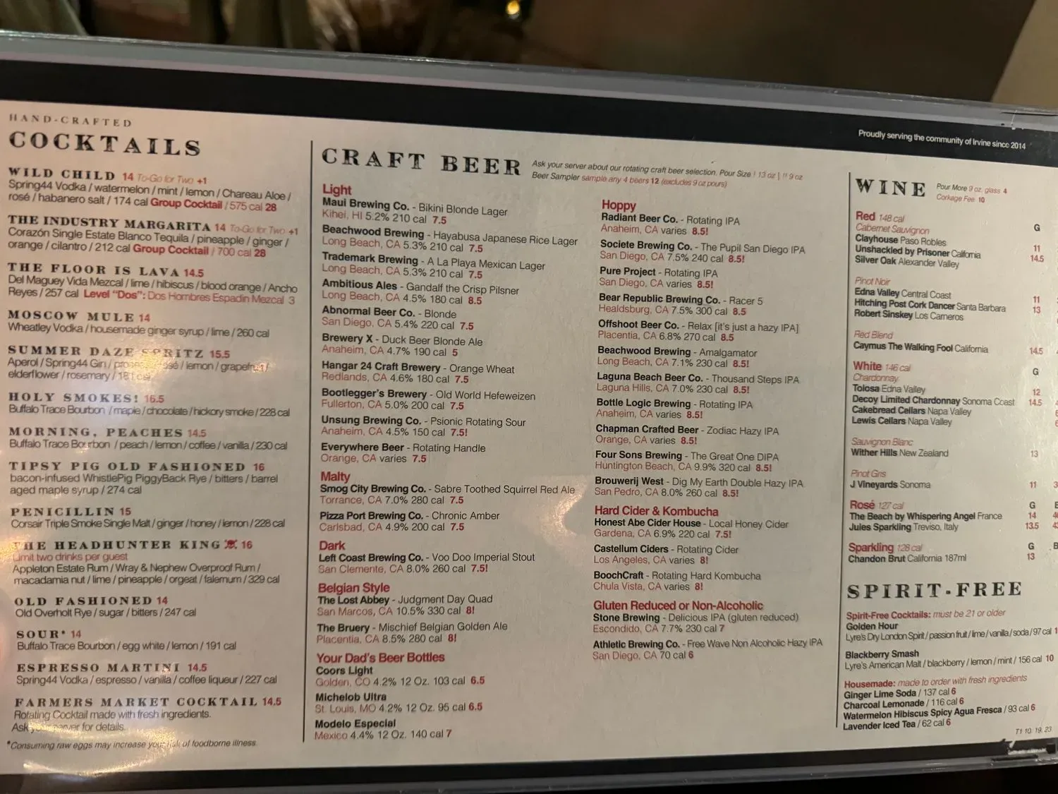 Menu 4