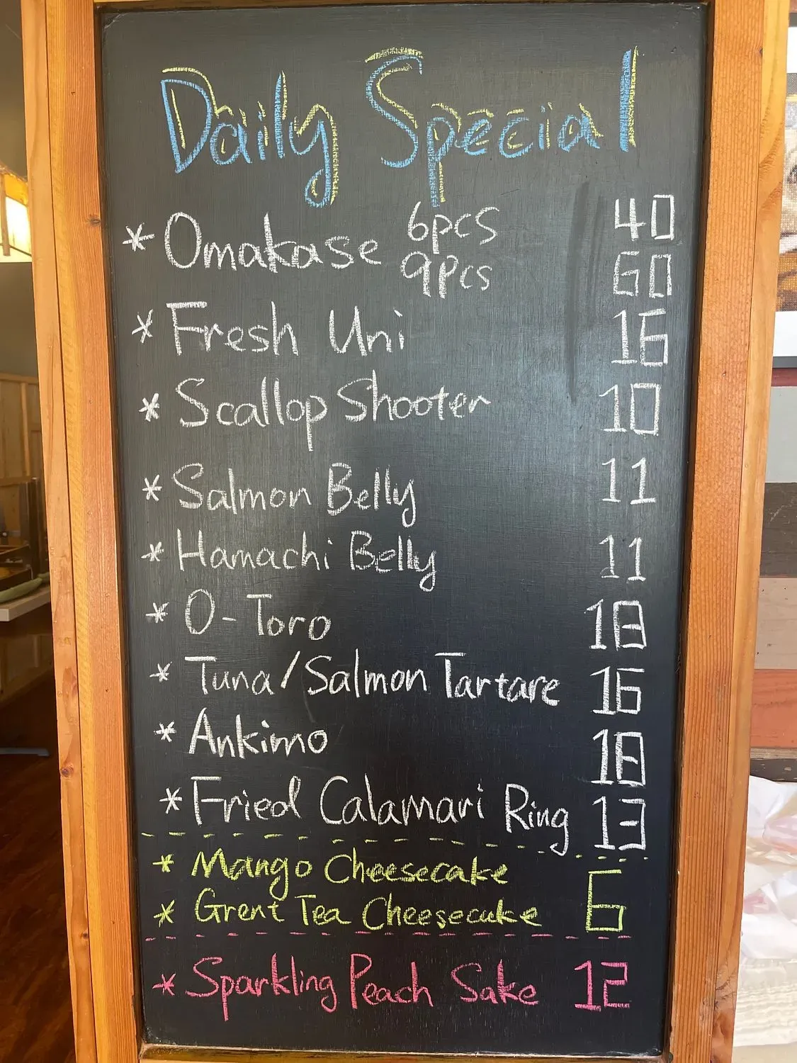 Menu 5