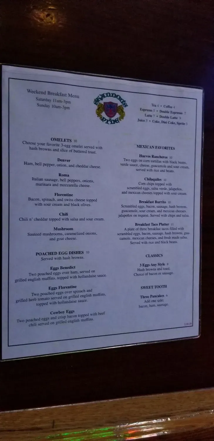 Menu 4