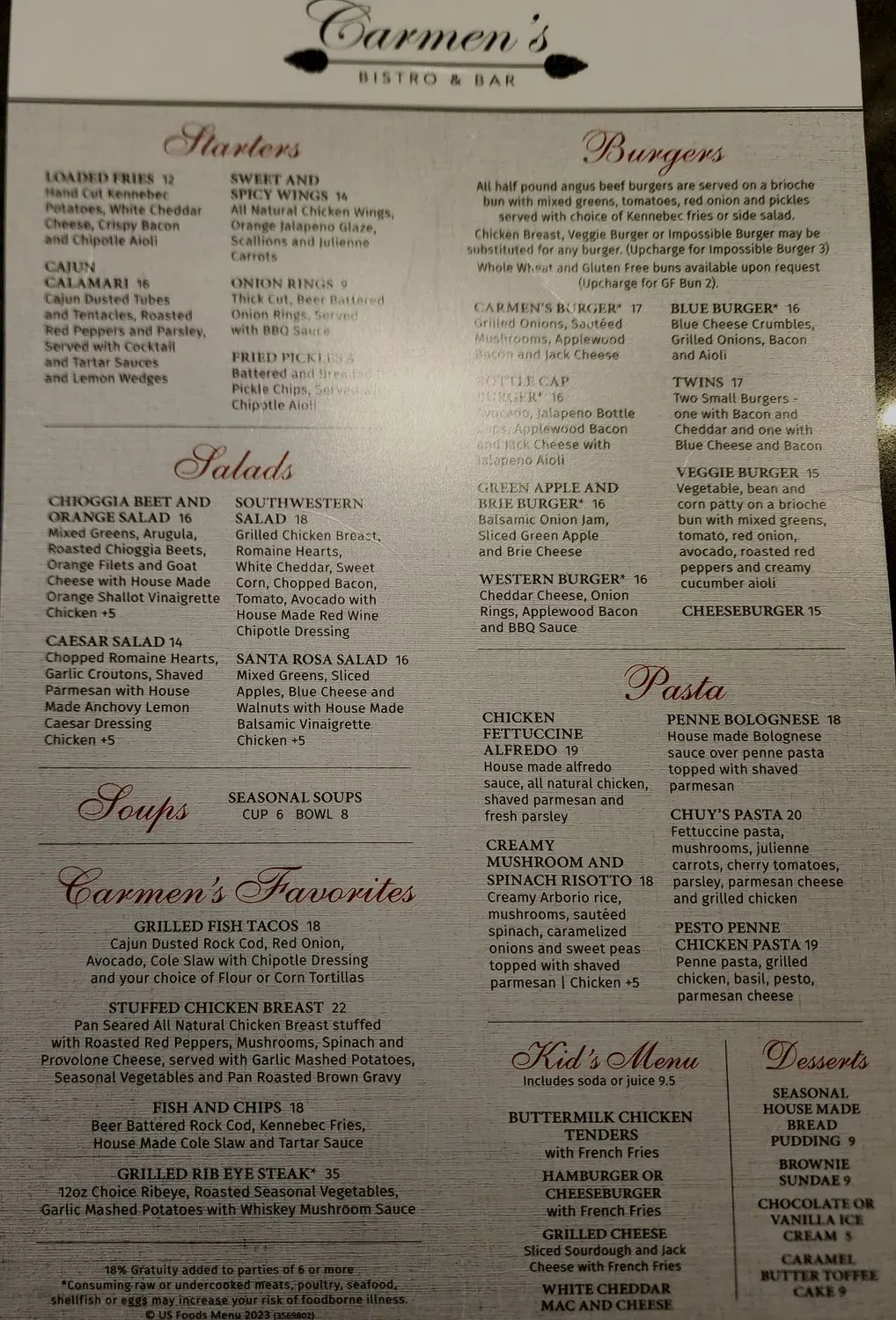 Menu 3