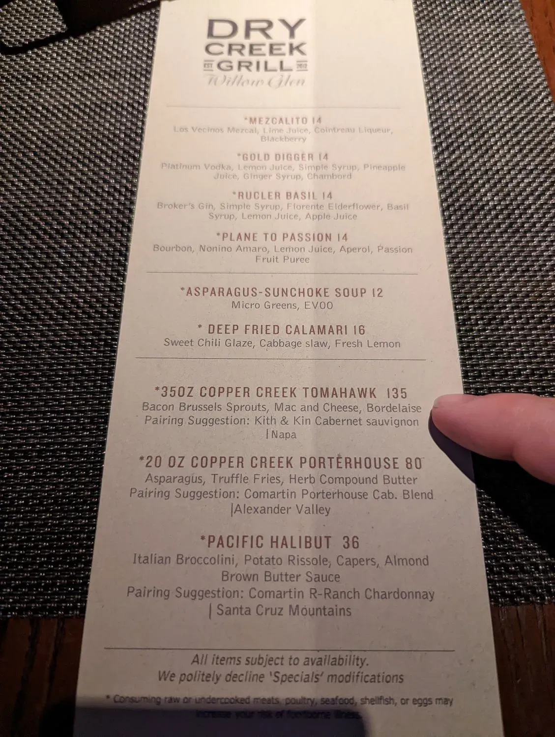 Menu 4