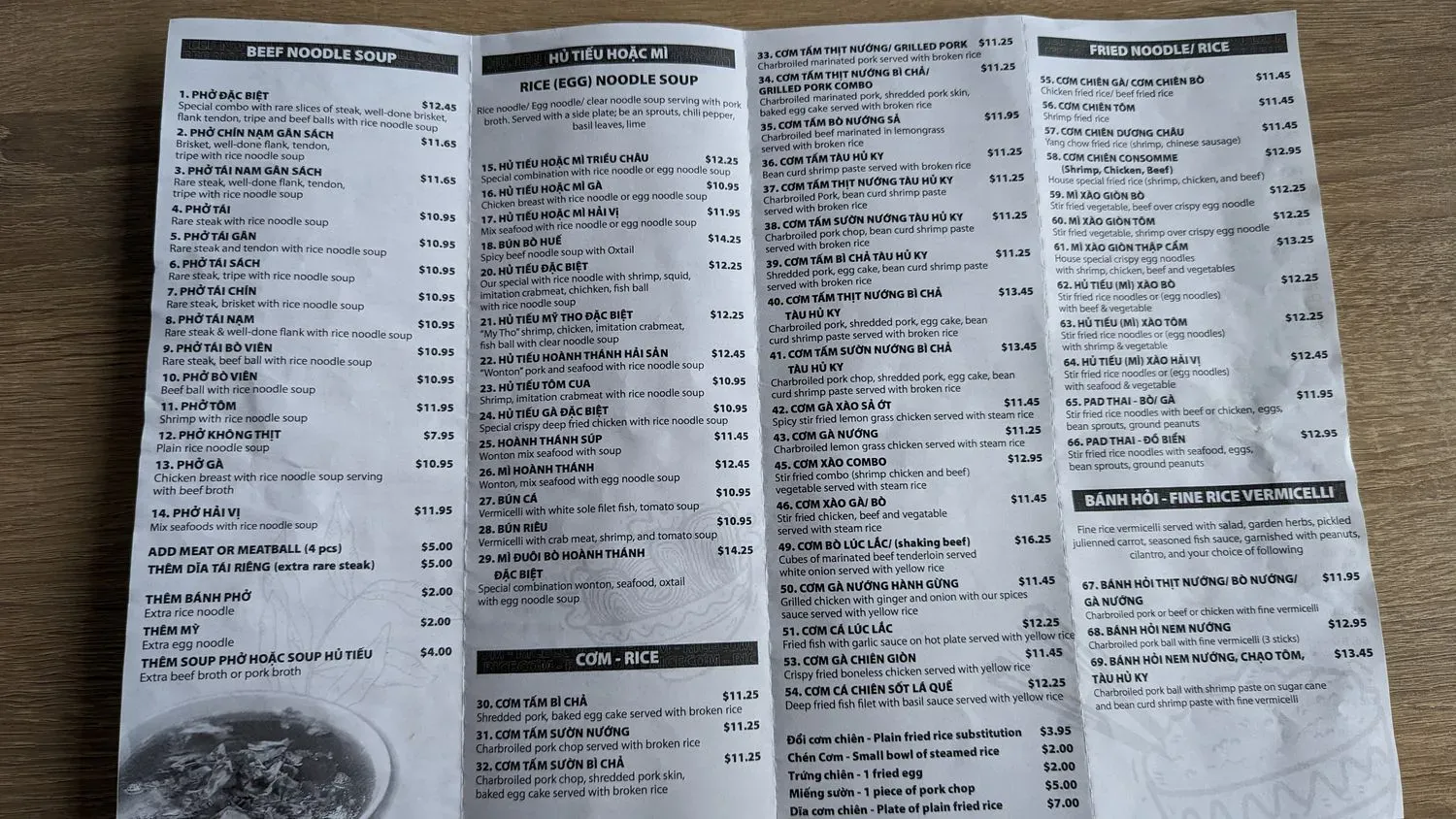 Menu 6