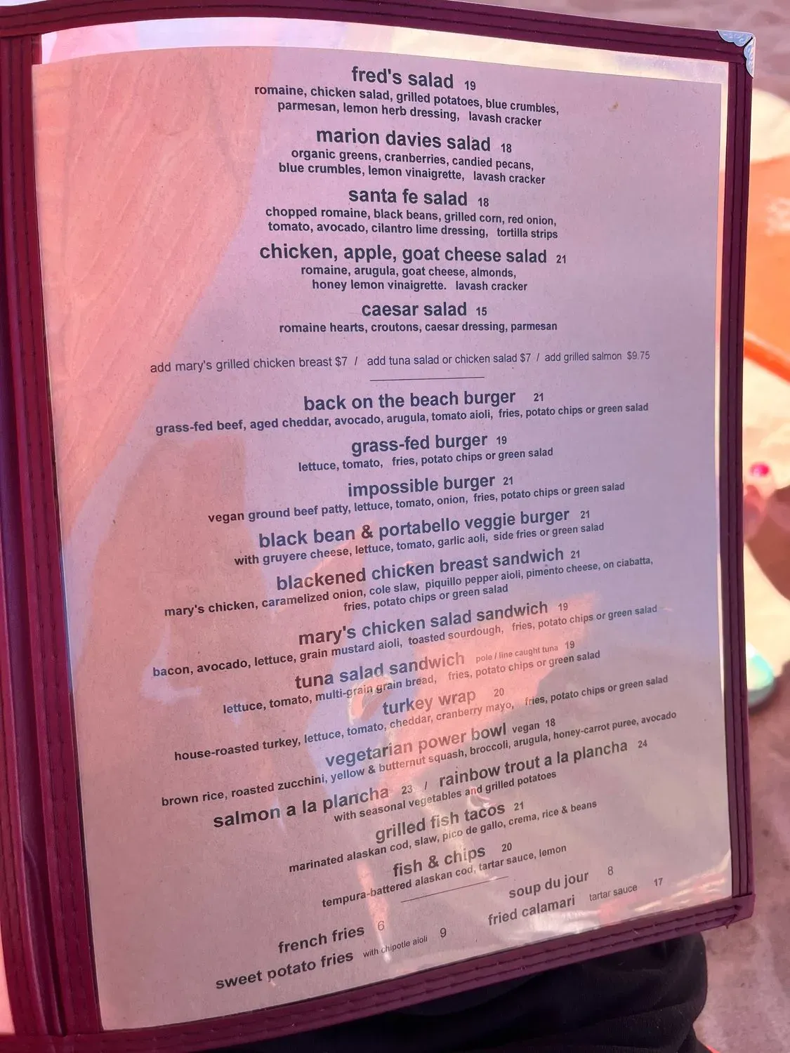 Menu 5