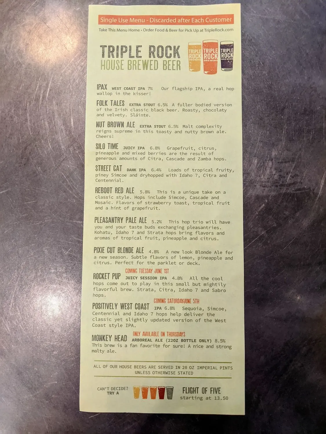 Menu 5