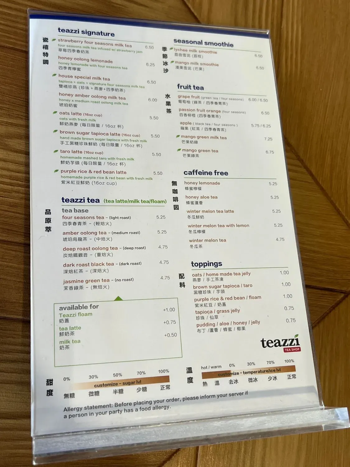 Menu 2