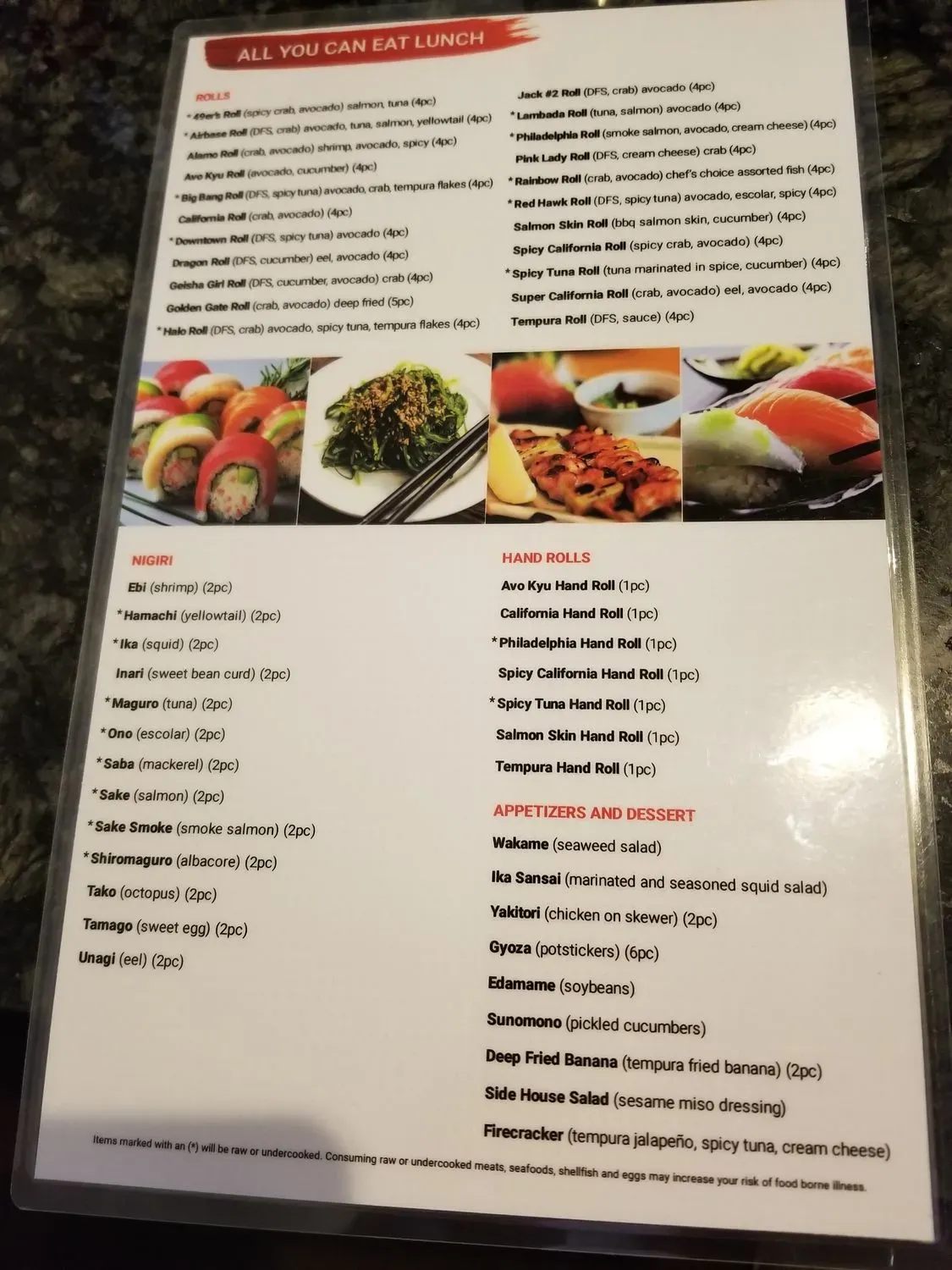 Menu 4