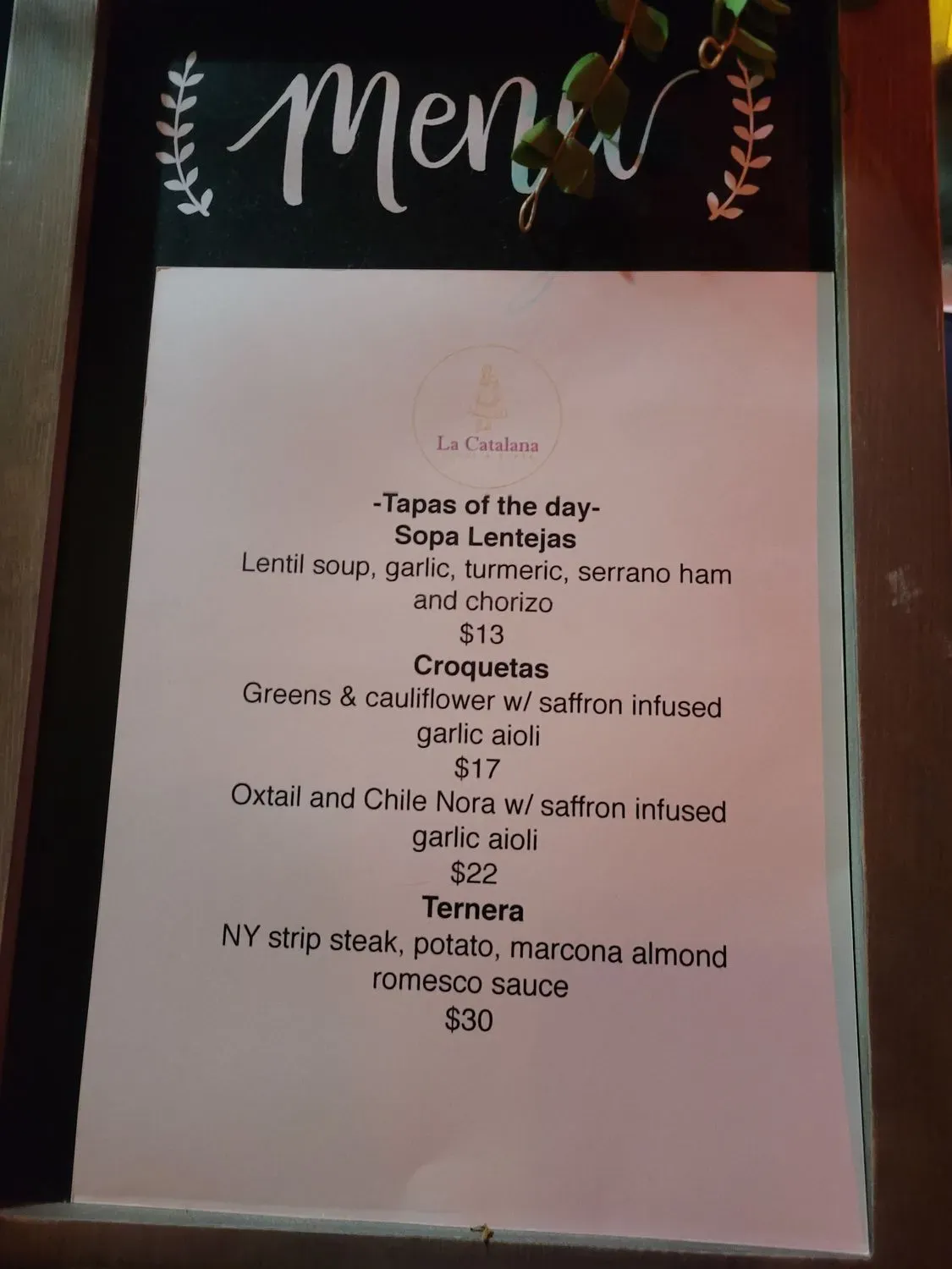 Menu 6