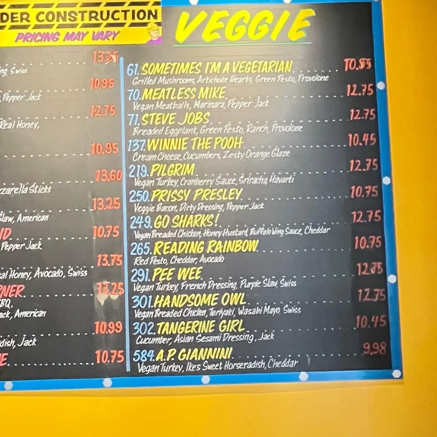 Menu 5